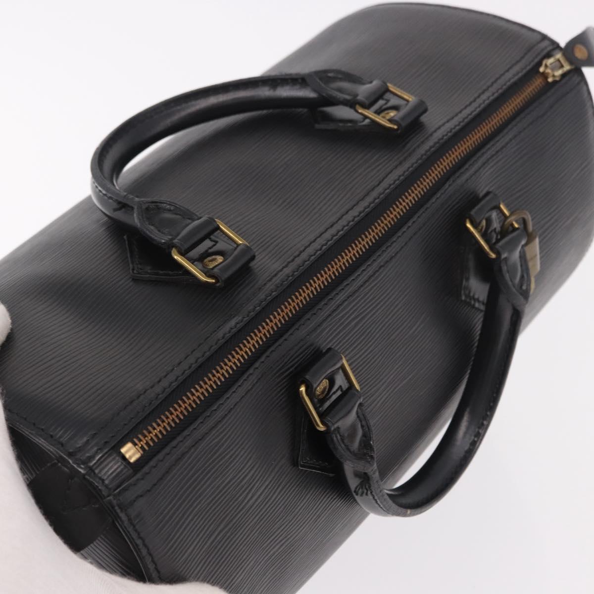 LOUIS VUITTON Epi Speedy 30 Hand Bag Noir Black M43002 LV Auth 190403SAV - Jerrillo image 6