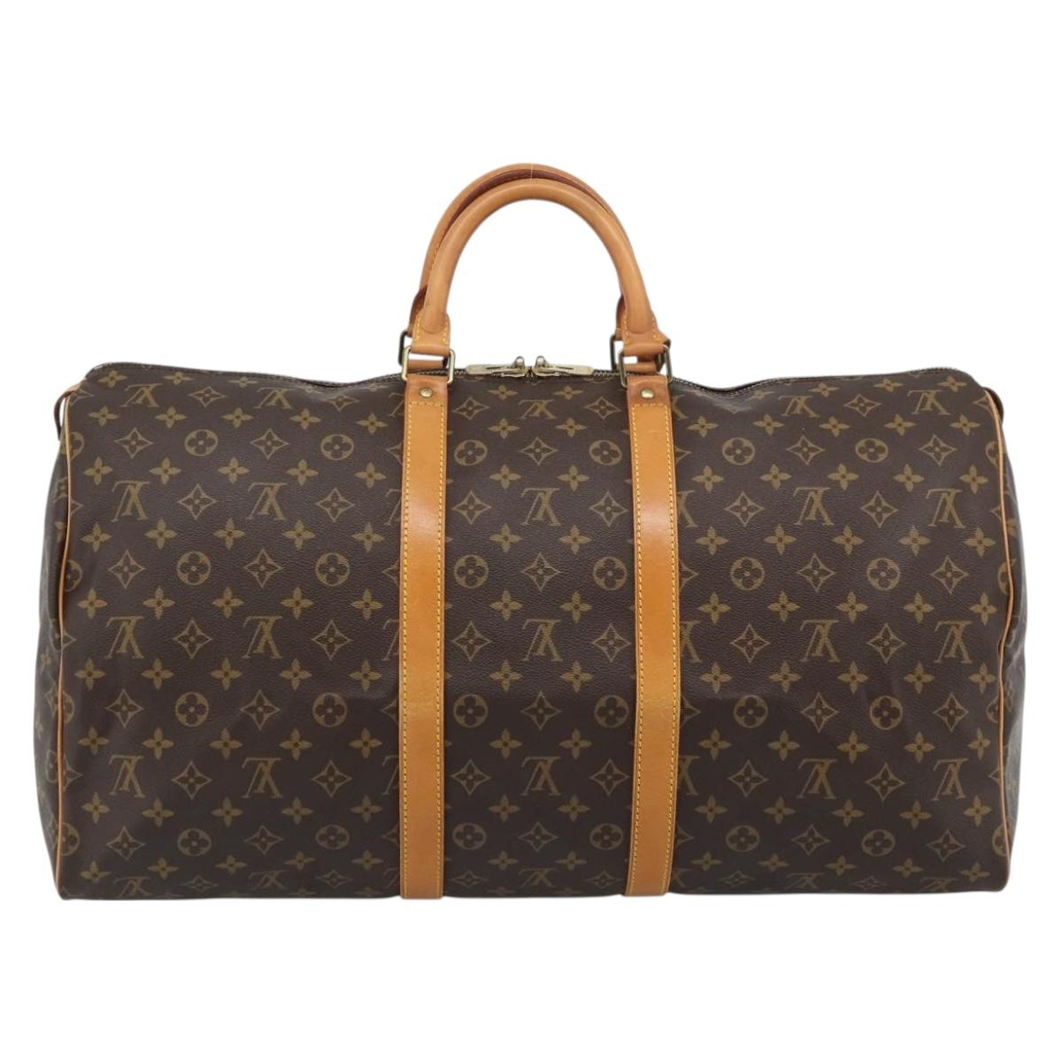 LOUIS VUITTON Monogram Keepall 55 Boston Bag M41424 LV Auth 190418A - Jerrillo image 2