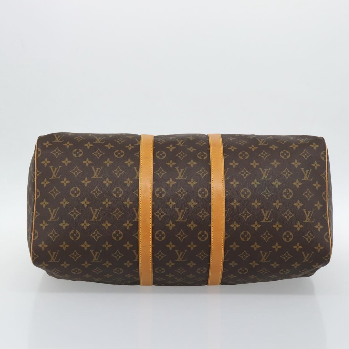 LOUIS VUITTON Monogram Keepall 55 Boston Bag M41424 LV Auth 190418A - Jerrillo image 5