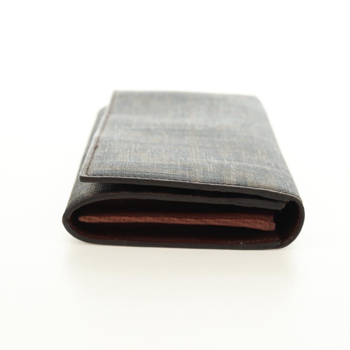 FENDI Zucca Canvas Long Wallet Black Brown Auth 190427V - Jerrillo image 4