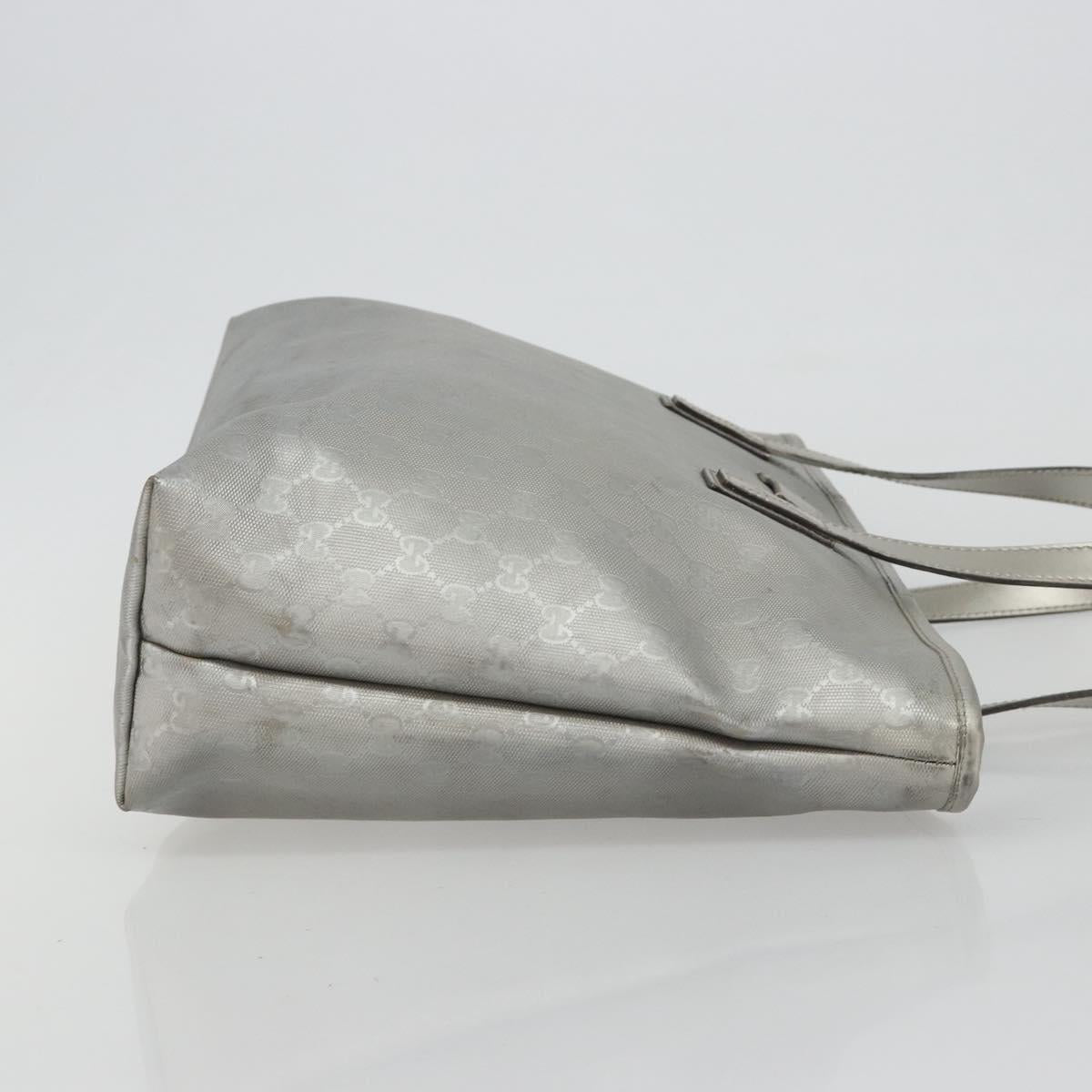 GUCCI GG implementation Tote Bag PVC Silver 211137 Auth 190504A - Jerrillo image 3