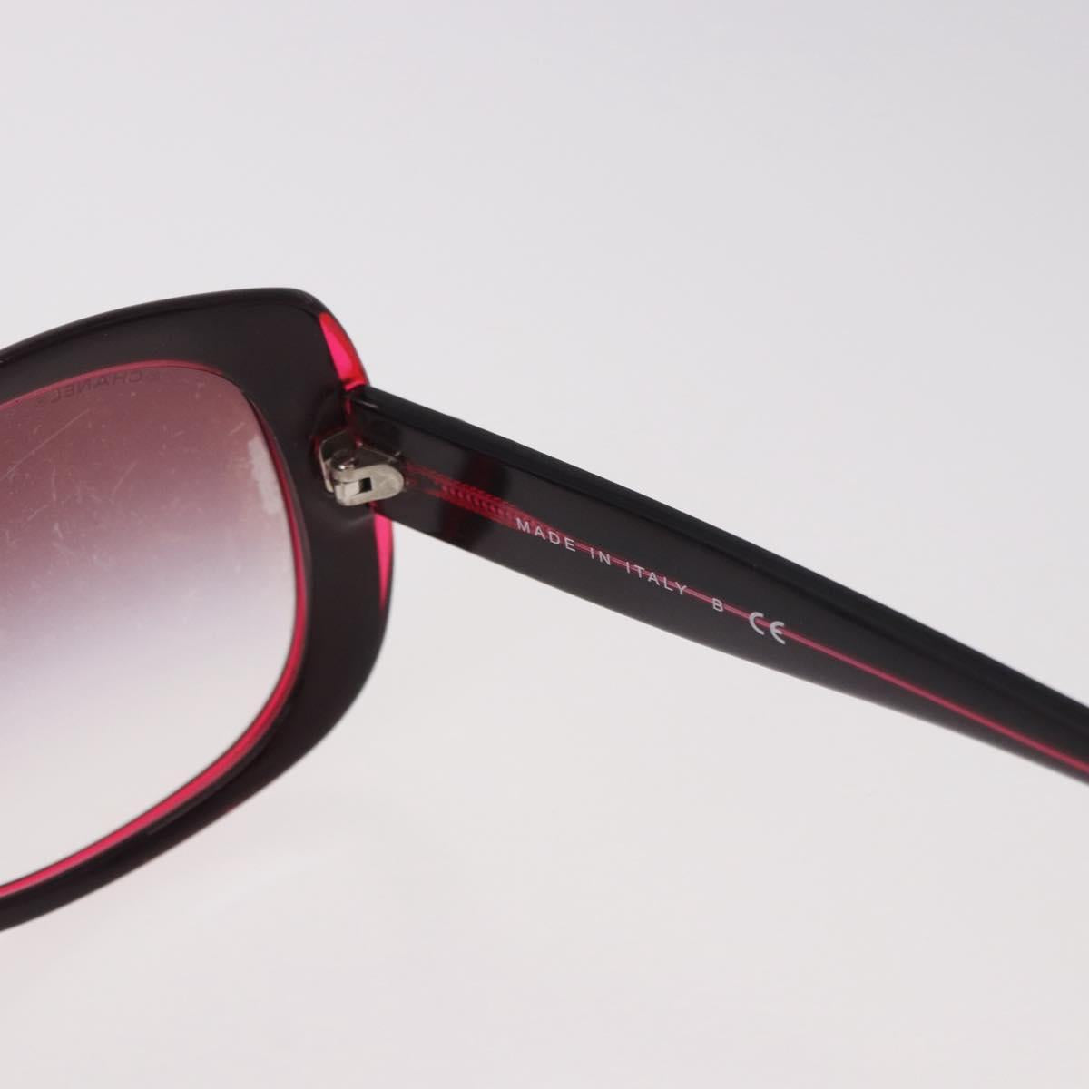 CHANEL Sunglasses Plastic Red CC Auth 190521 - Jerrillo image 10