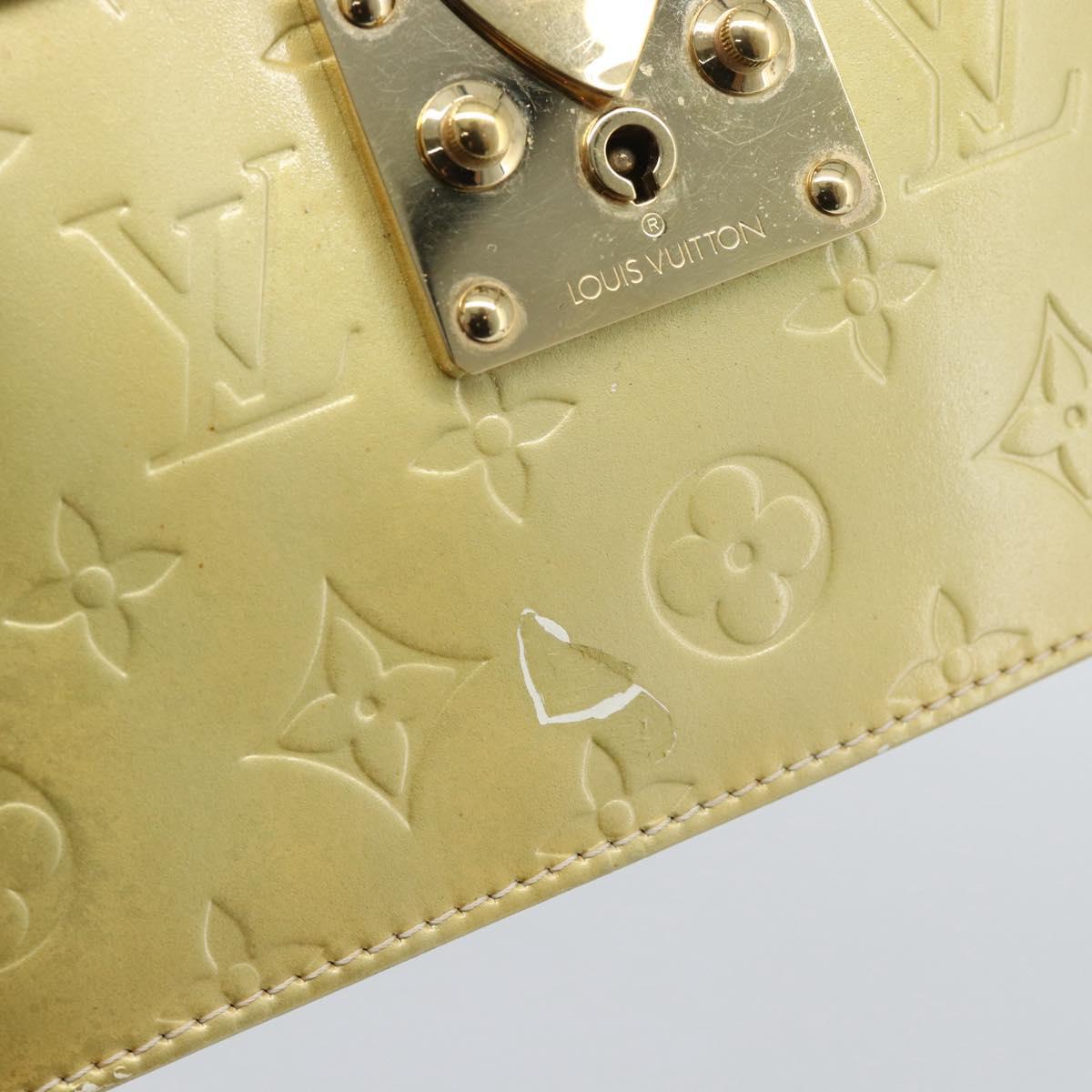 LOUIS VUITTON Monogram Vernis Spring street Hand Bag Gris M91029 LV Auth 190661 - Jerrillo image 9
