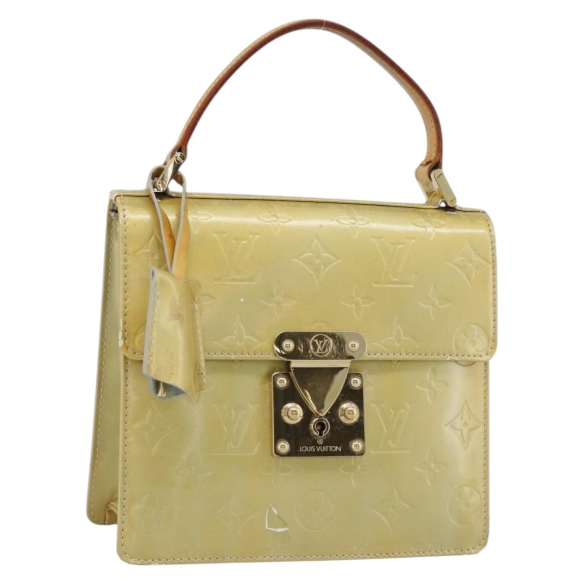 LOUIS VUITTON Monogram Vernis Spring street Hand Bag Gris M91029 LV Auth 190661 - Jerrillo