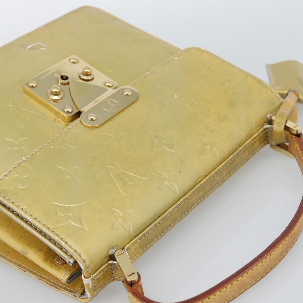 LOUIS VUITTON Monogram Vernis Spring street Hand Bag Gris M91029 LV Auth 190661 - Jerrillo image 6
