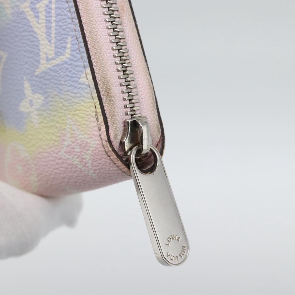 LOUIS VUITTON Monogram Escal Zippy Wallet Long Wallet Pink M69110 LV Auth 190680 - Jerrillo image 7