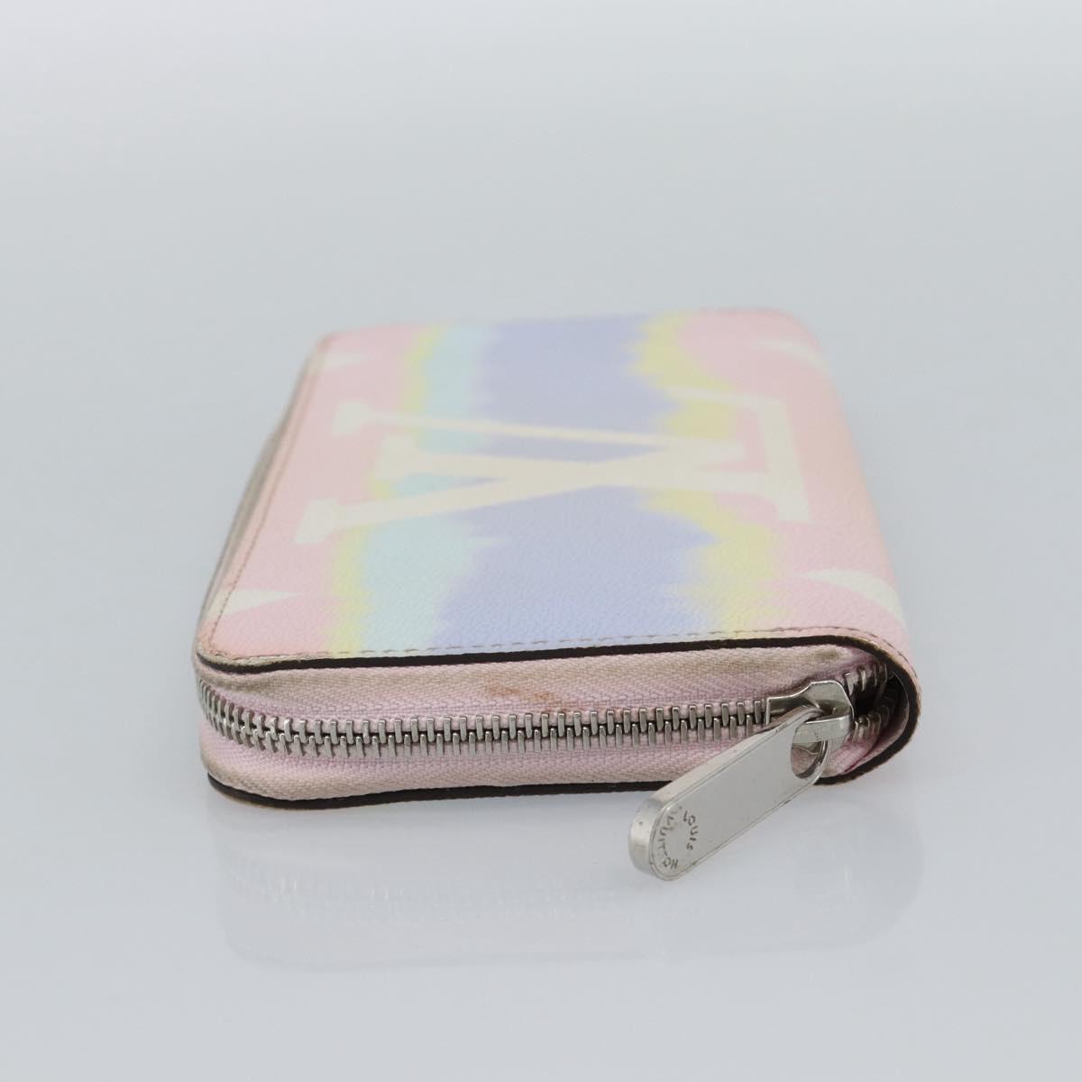 LOUIS VUITTON Monogram Escal Zippy Wallet Long Wallet Pink M69110 LV Auth 190680 - Jerrillo image 3