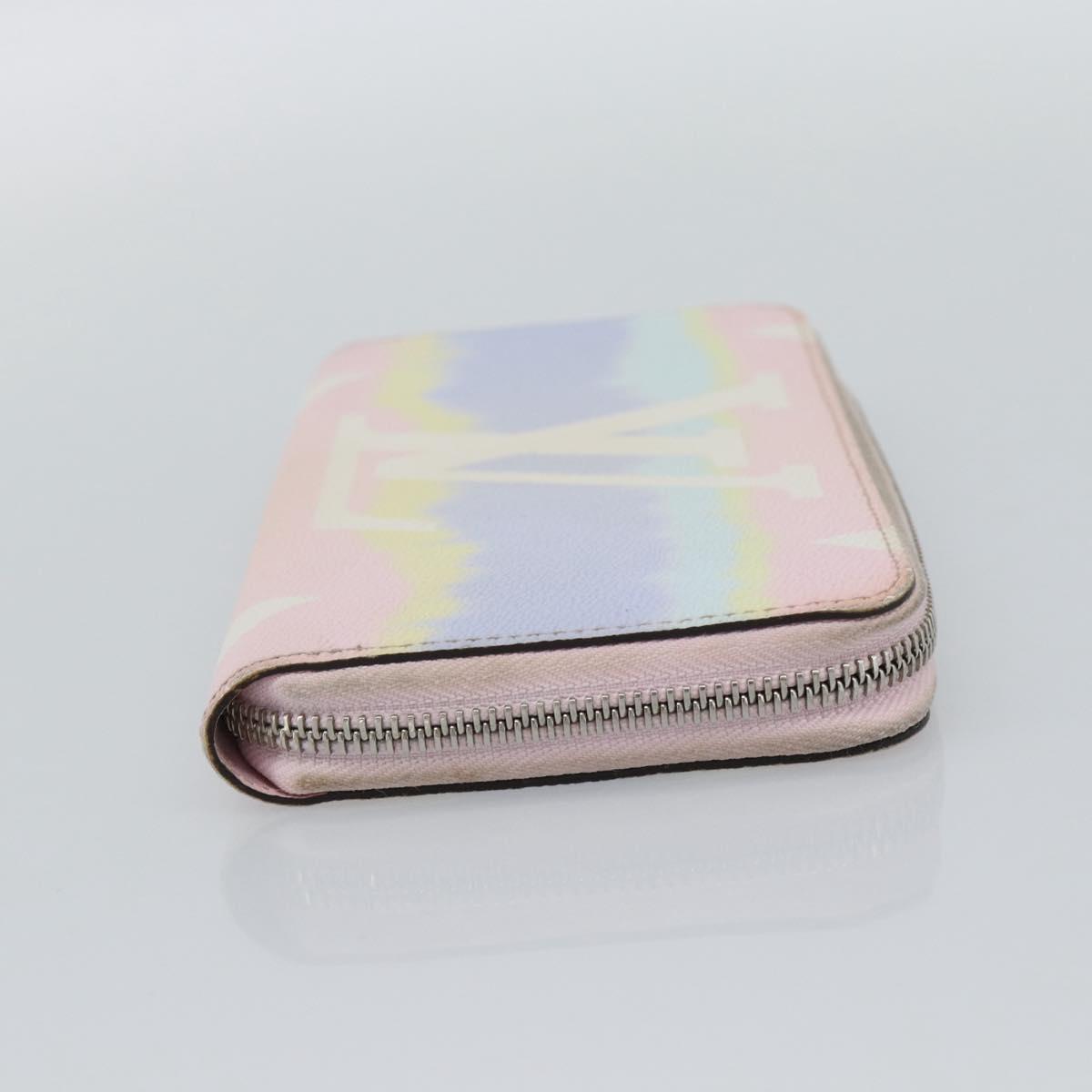 LOUIS VUITTON Monogram Escal Zippy Wallet Long Wallet Pink M69110 LV Auth 190680 - Jerrillo image 4