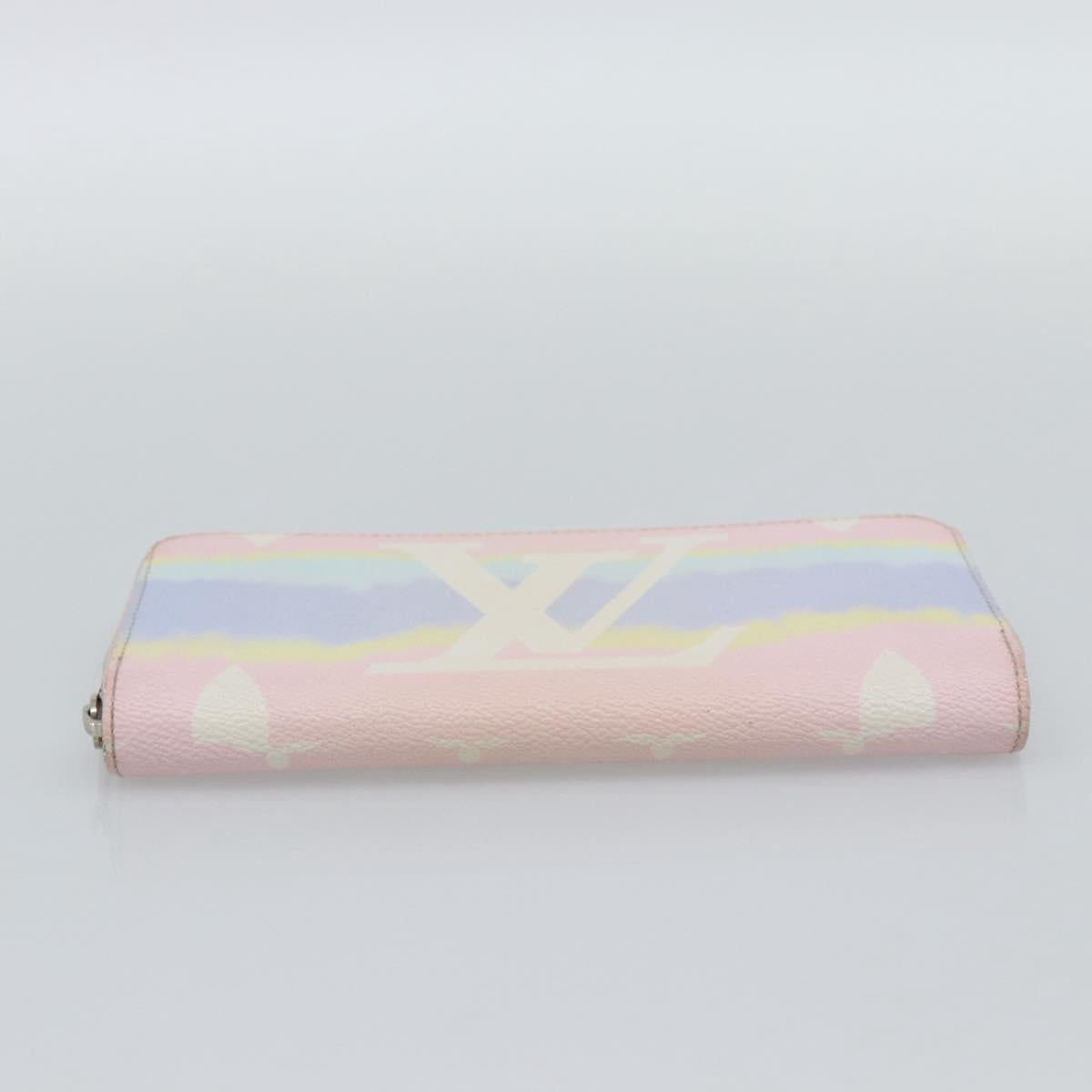 LOUIS VUITTON Monogram Escal Zippy Wallet Long Wallet Pink M69110 LV Auth 190680 - Jerrillo image 6