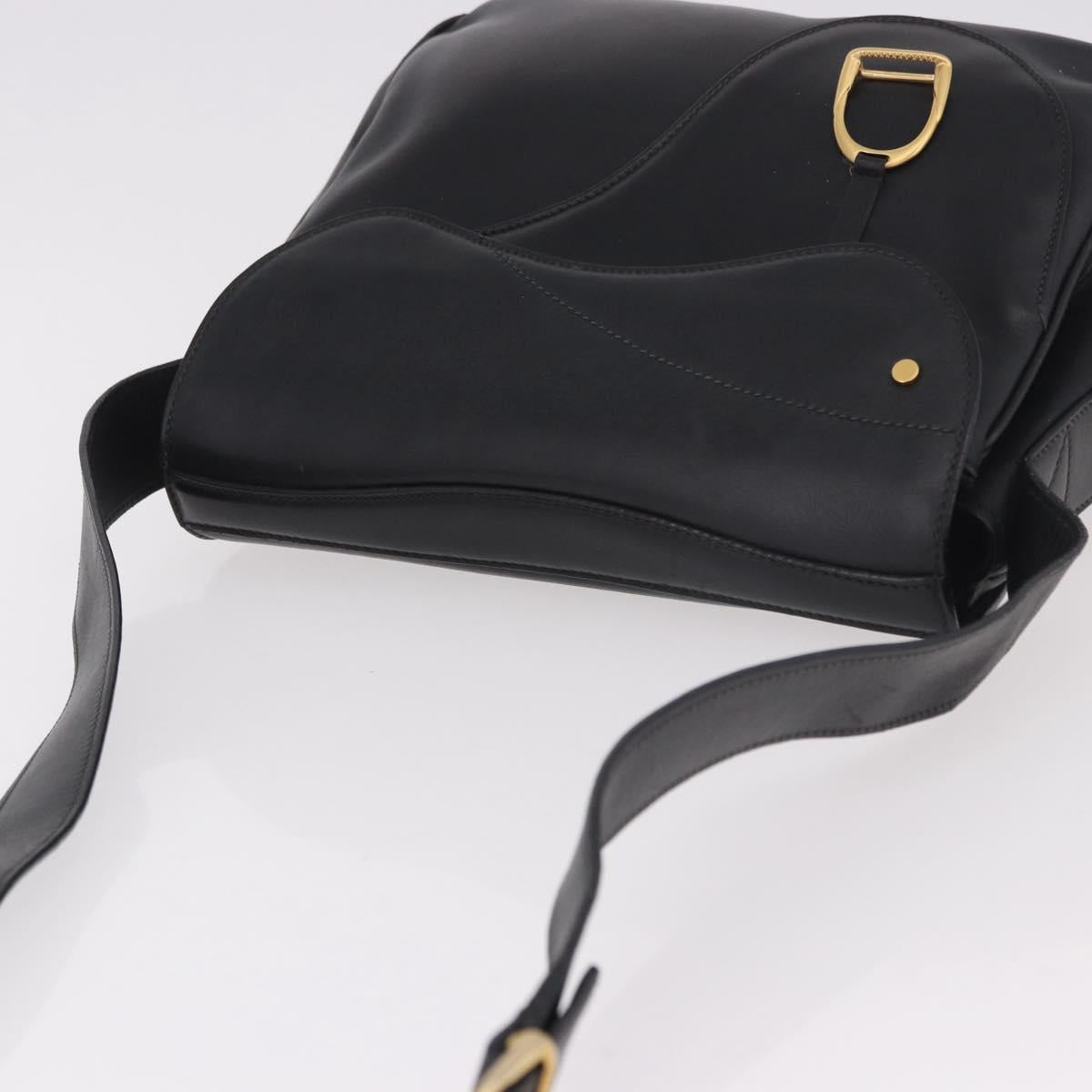 GUCCI Shoulder Bag Leather Black Gold 001 58 1563 Auth 190847 - Jerrillo image 6