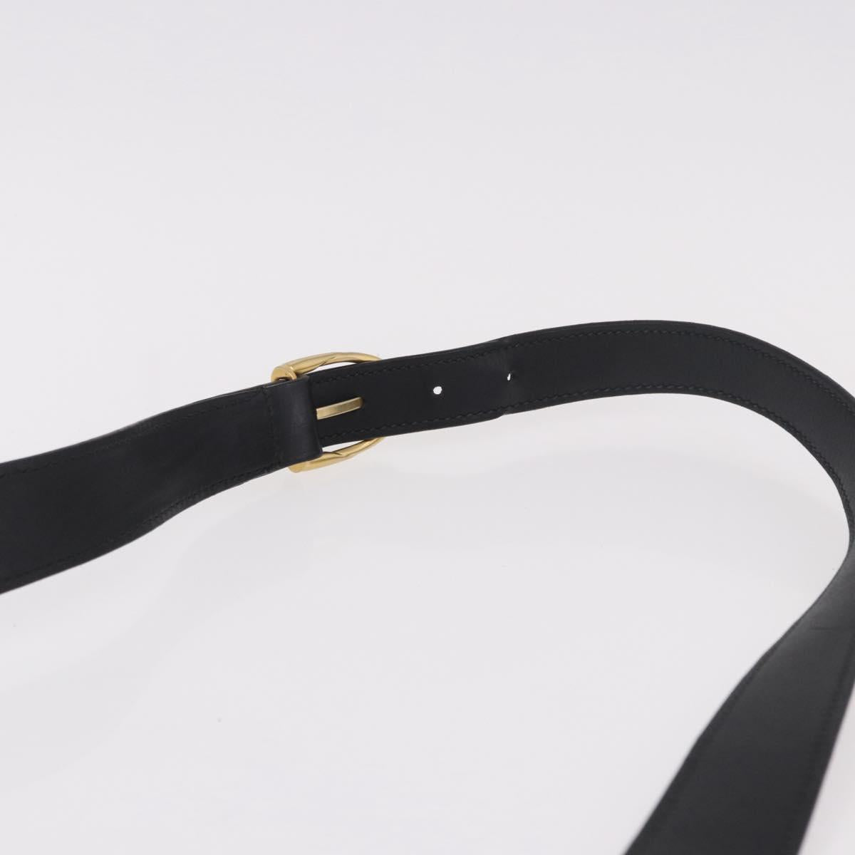 GUCCI Shoulder Bag Leather Black Gold 001 58 1563 Auth 190847 - Jerrillo image 8