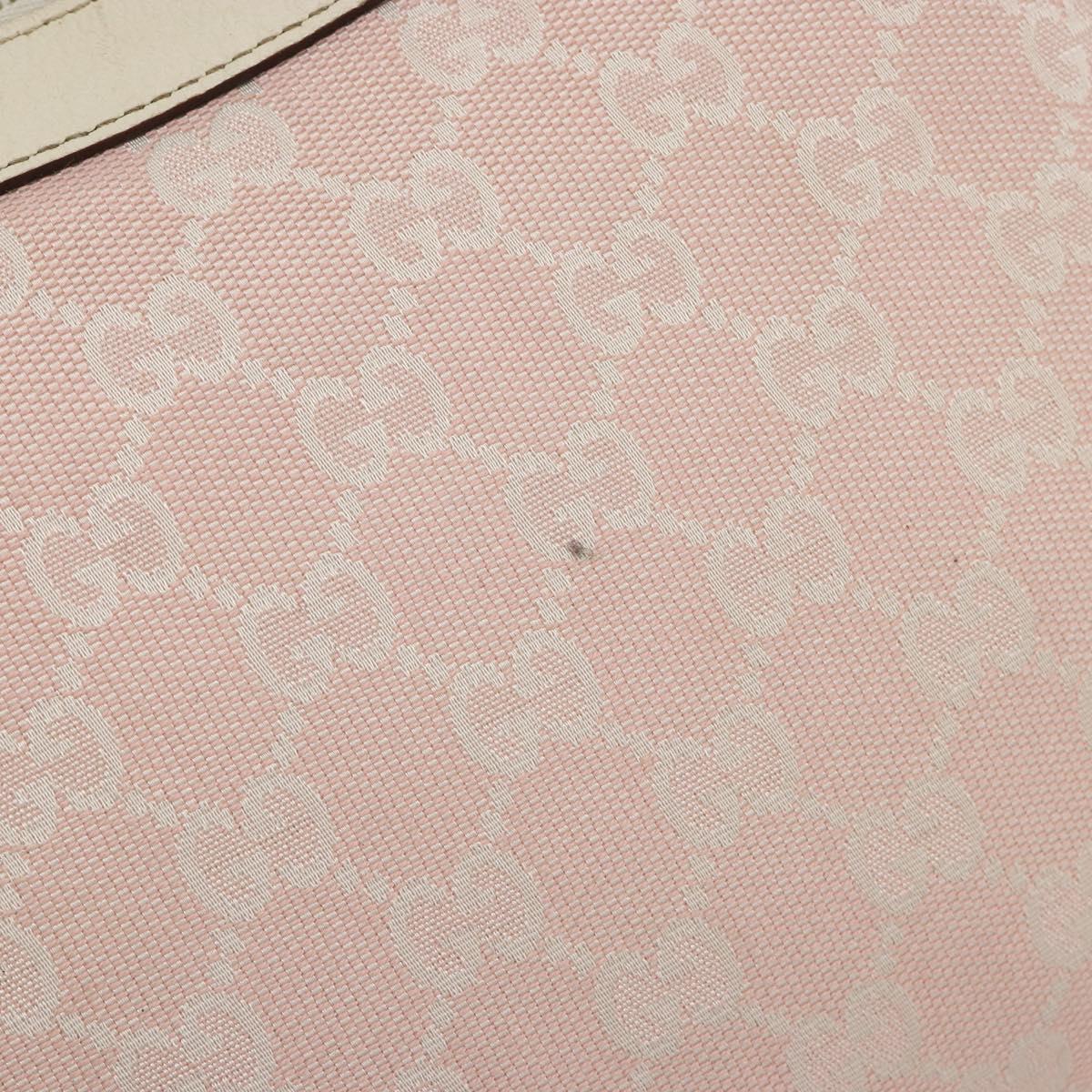 GUCCI GG Canvas Shoulder Bag Pink Gold 146244 Auth 191250A - Jerrillo image 10