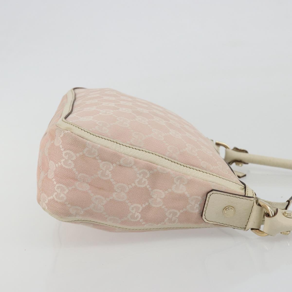 GUCCI GG Canvas Shoulder Bag Pink Gold 146244 Auth 191250A - Jerrillo image 3