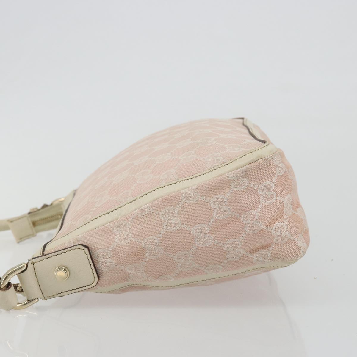 GUCCI GG Canvas Shoulder Bag Pink Gold 146244 Auth 191250A - Jerrillo image 4