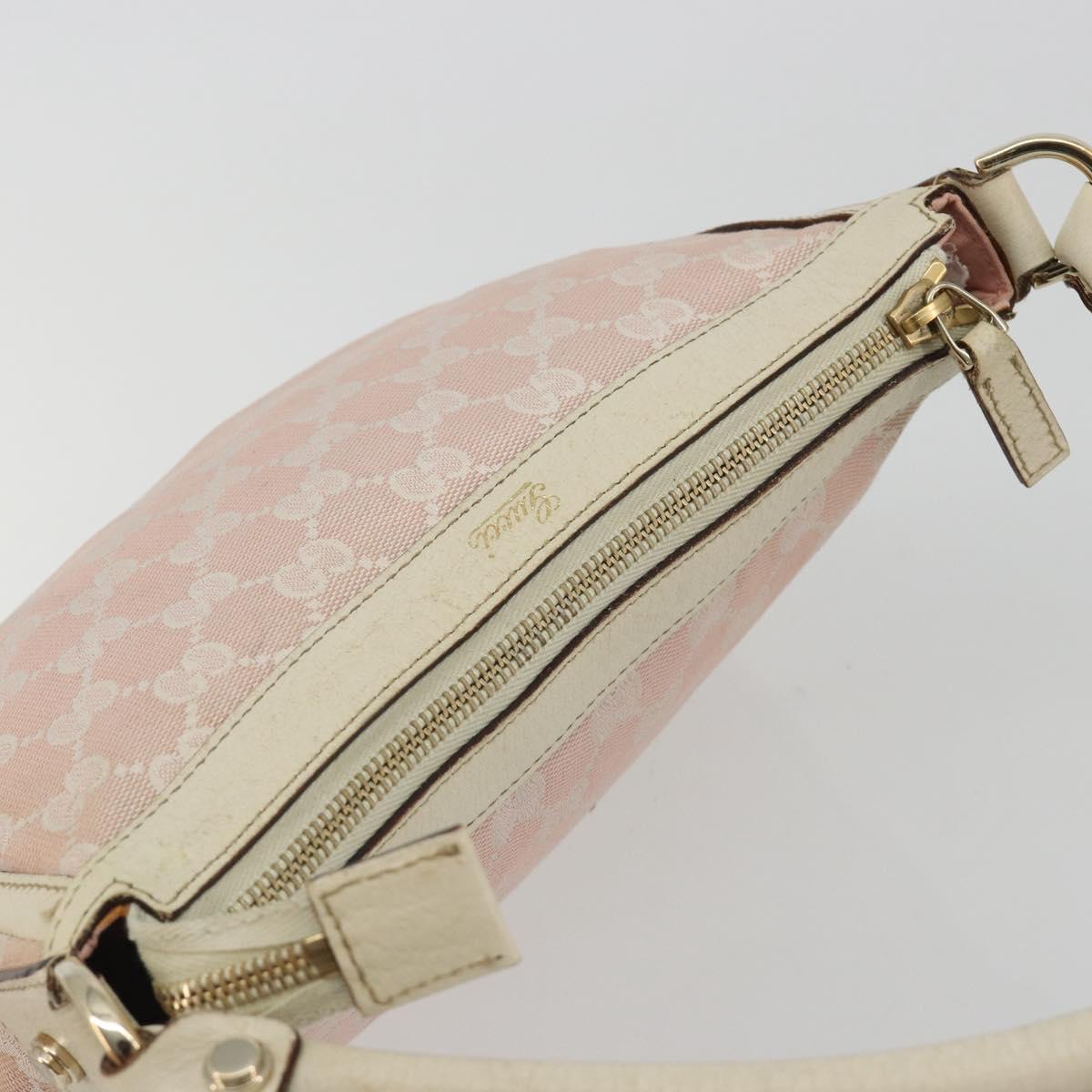 GUCCI GG Canvas Shoulder Bag Pink Gold 146244 Auth 191250A - Jerrillo image 6