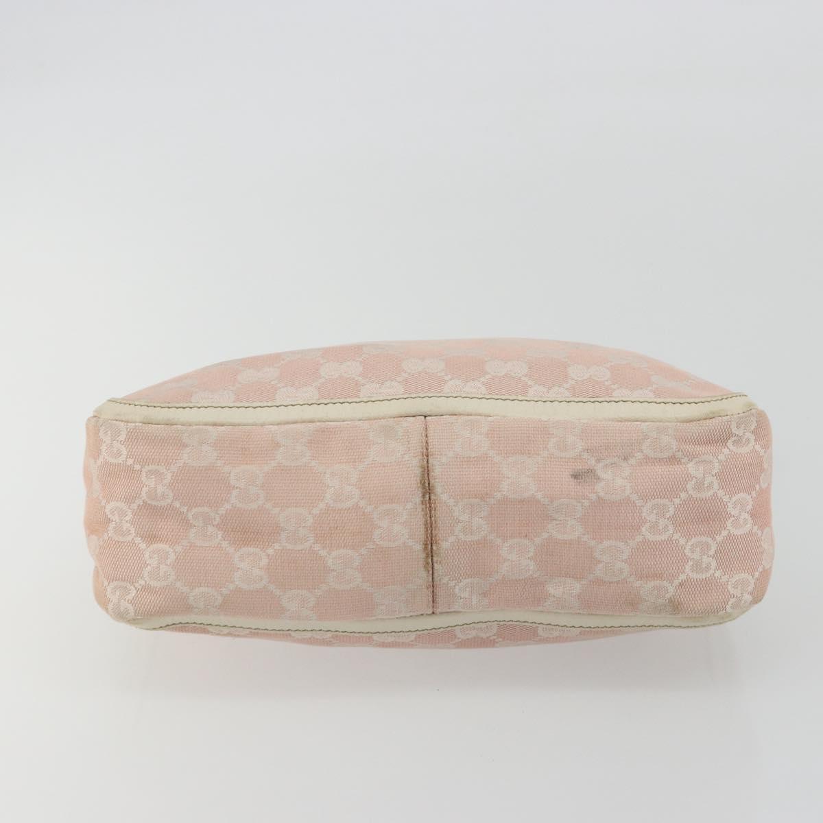GUCCI GG Canvas Shoulder Bag Pink Gold 146244 Auth 191250A - Jerrillo image 5
