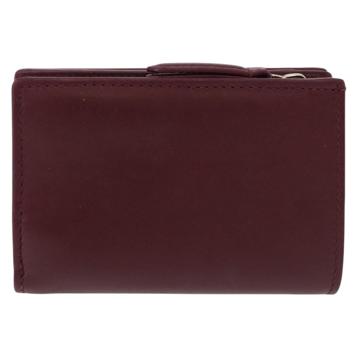 GUCCI Wallet Leather Higuchi Yuko Collaboration Bordeaux 847923 Auth 191265SM - Jerrillo image 2