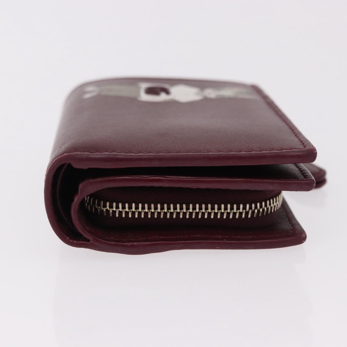 GUCCI Wallet Leather Higuchi Yuko Collaboration Bordeaux 847923 Auth 191265SM - Jerrillo image 3
