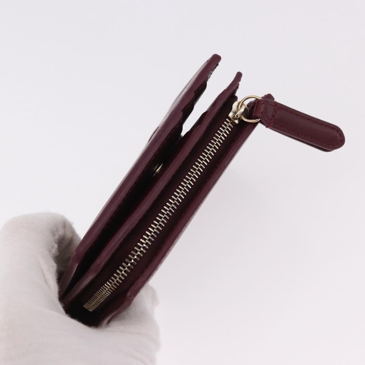 GUCCI Wallet Leather Higuchi Yuko Collaboration Bordeaux 847923 Auth 191265SM - Jerrillo image 5