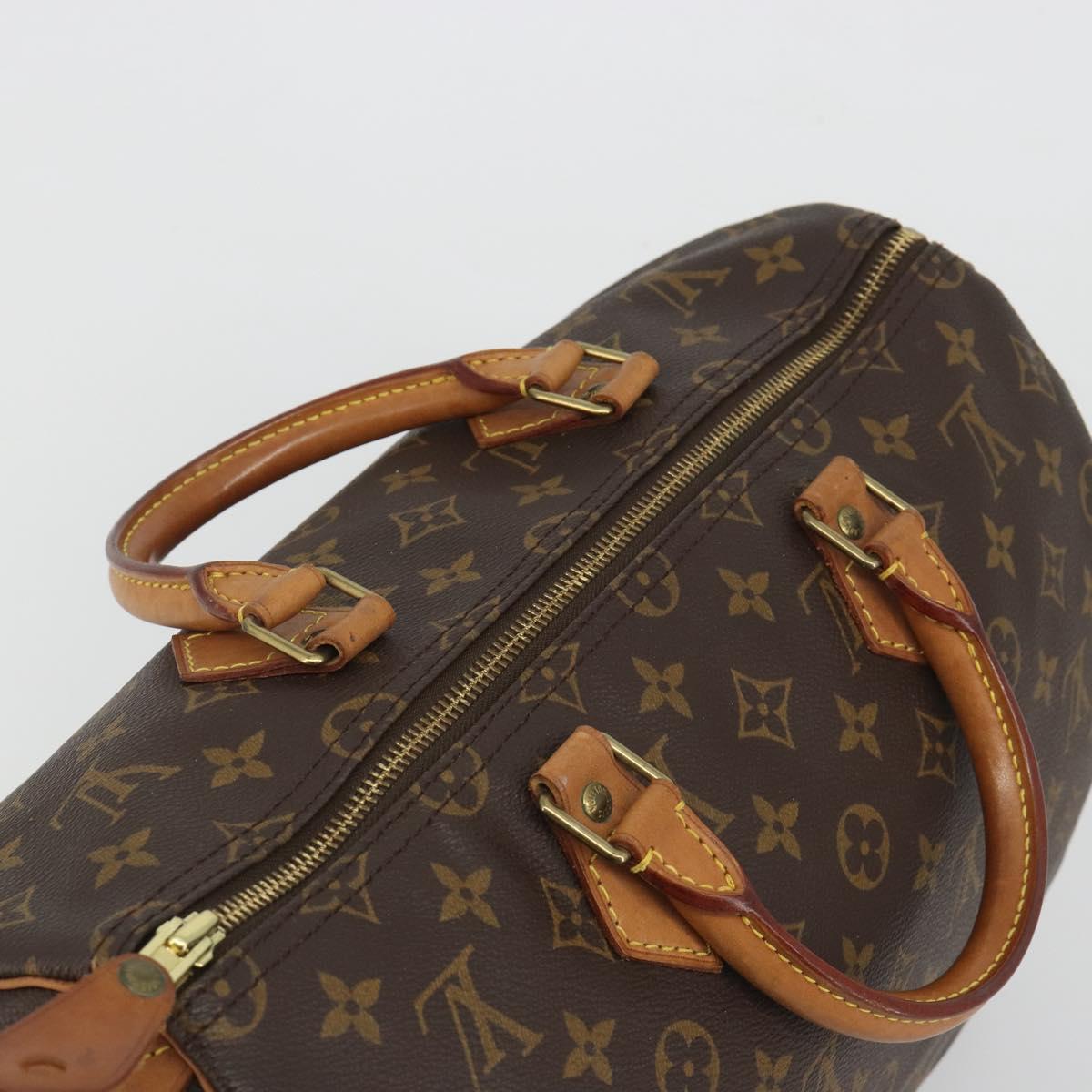 LOUIS VUITTON Monogram Speedy 35 Hand Bag M41524 LV Auth 191278 - Jerrillo image 6