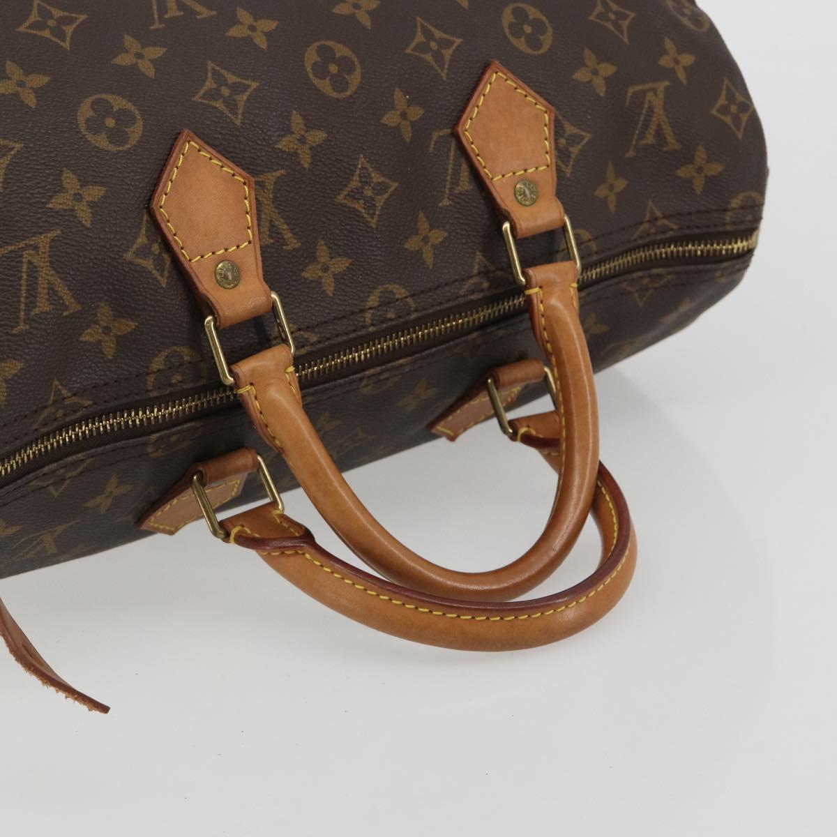 LOUIS VUITTON Monogram Speedy 35 Hand Bag M41524 LV Auth 191278 - Jerrillo image 7
