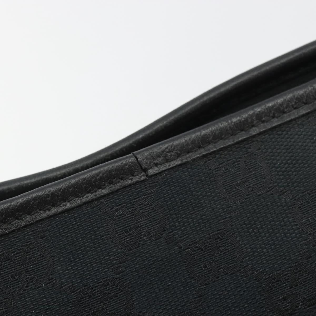 GUCCI GG Canvas Abbey Shoulder Bag Black Gold 131326 Auth 191311A - Jerrillo image 10