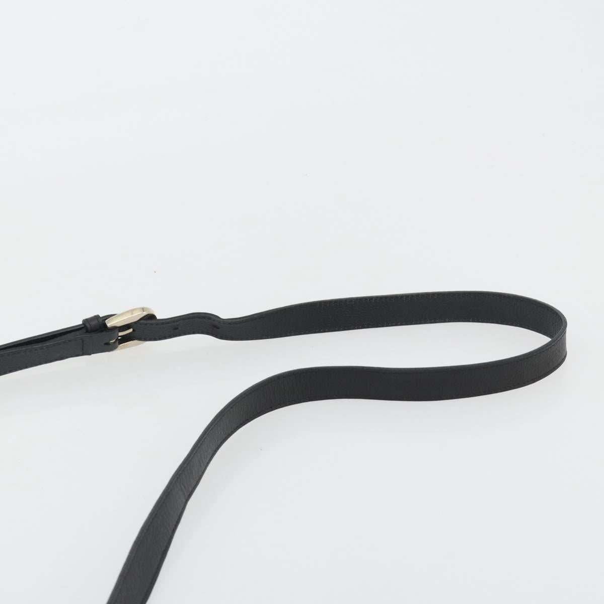 GUCCI GG Canvas Abbey Shoulder Bag Black Gold 131326 Auth 191311A - Jerrillo image 8