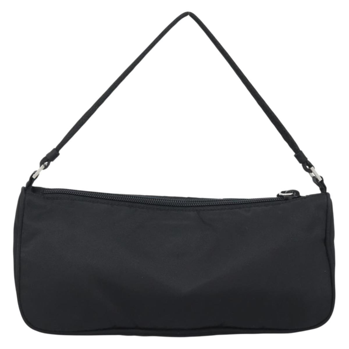 PRADA Accessory Pouch Nylon Black Silver Auth 191315V - Jerrillo image 2