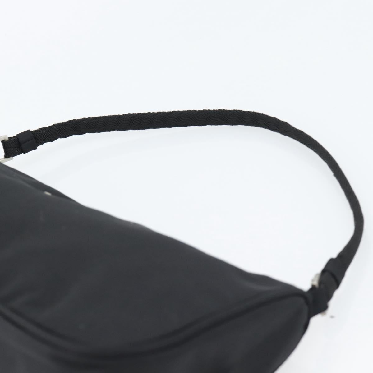 PRADA Accessory Pouch Nylon Black Silver Auth 191315V - Jerrillo image 8