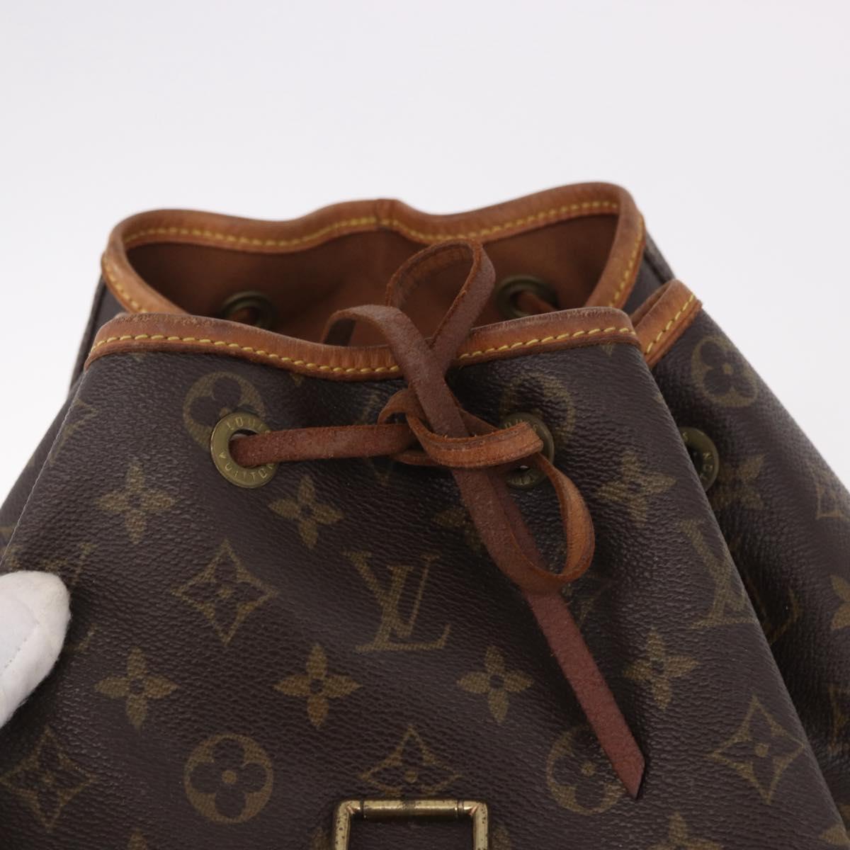 LOUIS VUITTON Monogram Montsouris GM Backpack M51135 LV Auth 191339 - Jerrillo image 10