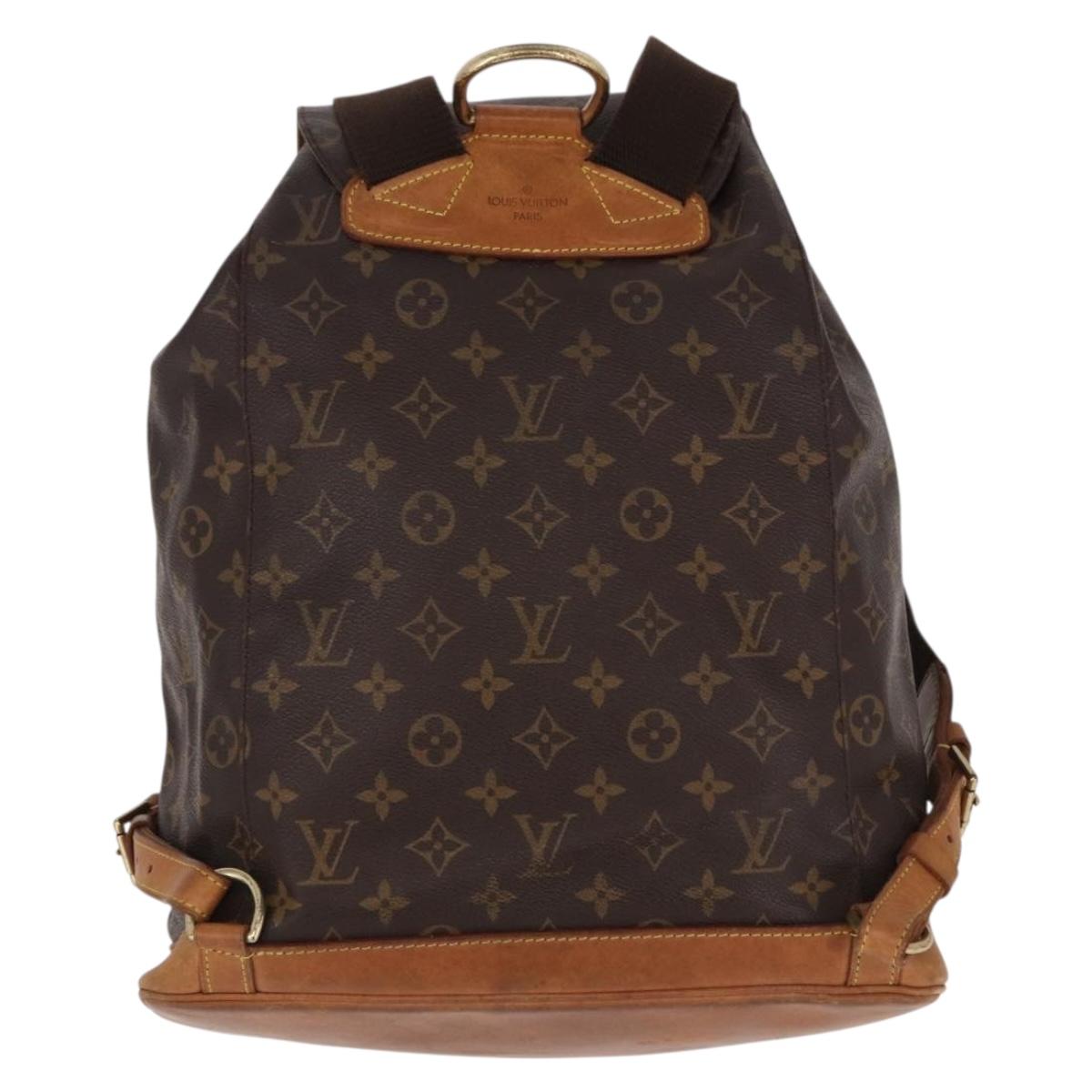 LOUIS VUITTON Monogram Montsouris GM Backpack M51135 LV Auth 191339 - Jerrillo image 2