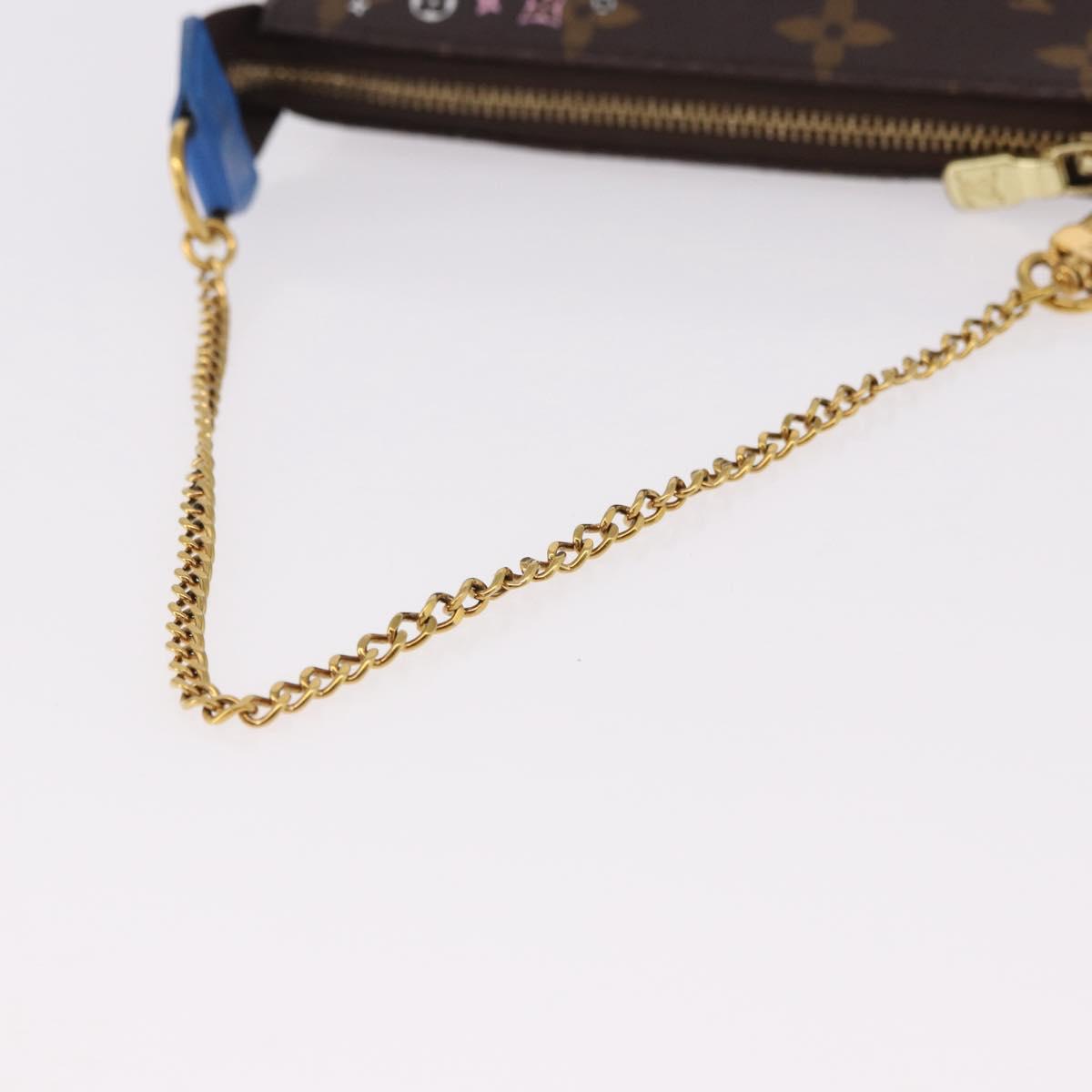 LOUIS VUITTON Vivienne Mini Pochette Accessoires Pouch M68489 Auth 191475SM - Jerrillo image 7