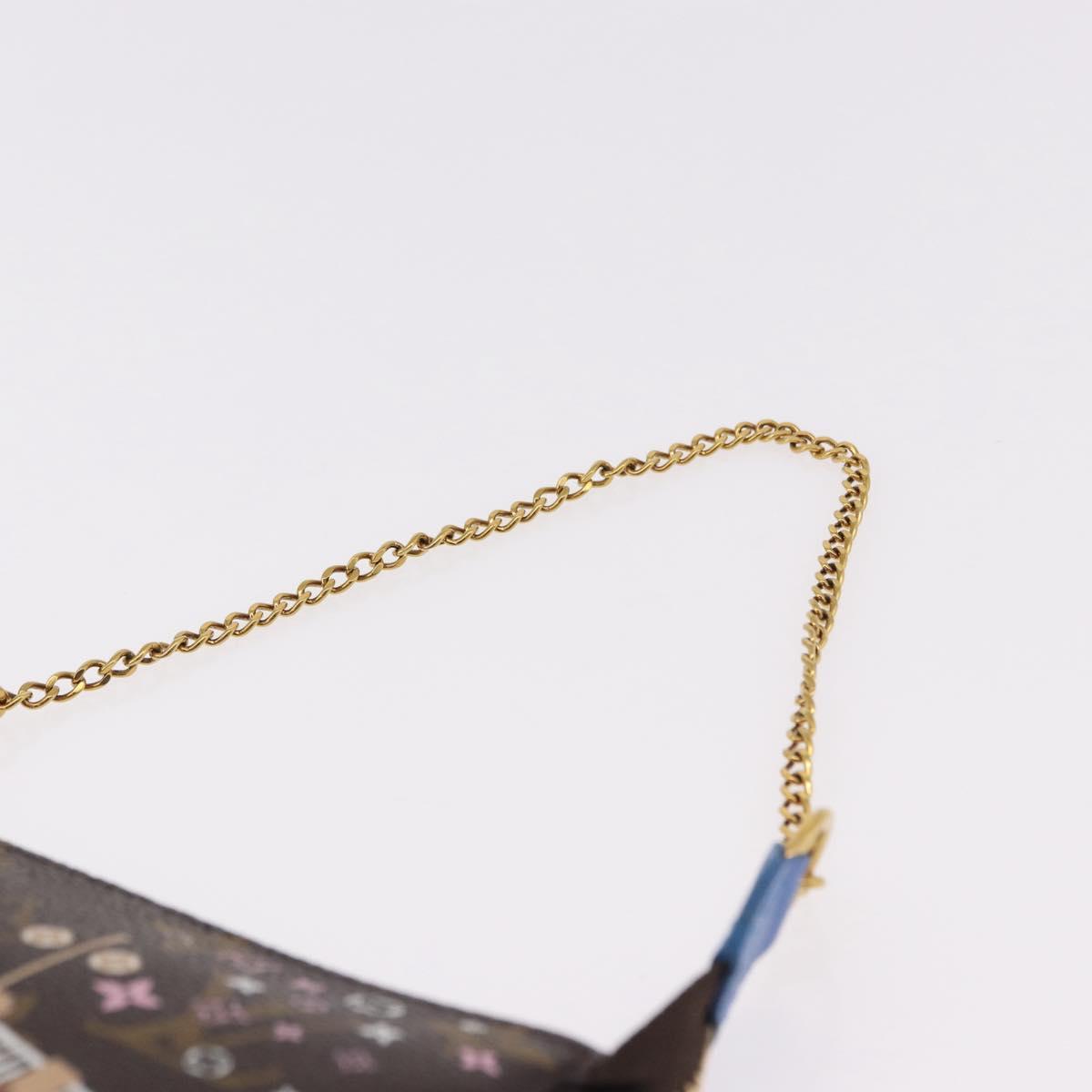 LOUIS VUITTON Vivienne Mini Pochette Accessoires Pouch M68489 Auth 191475SM - Jerrillo image 8