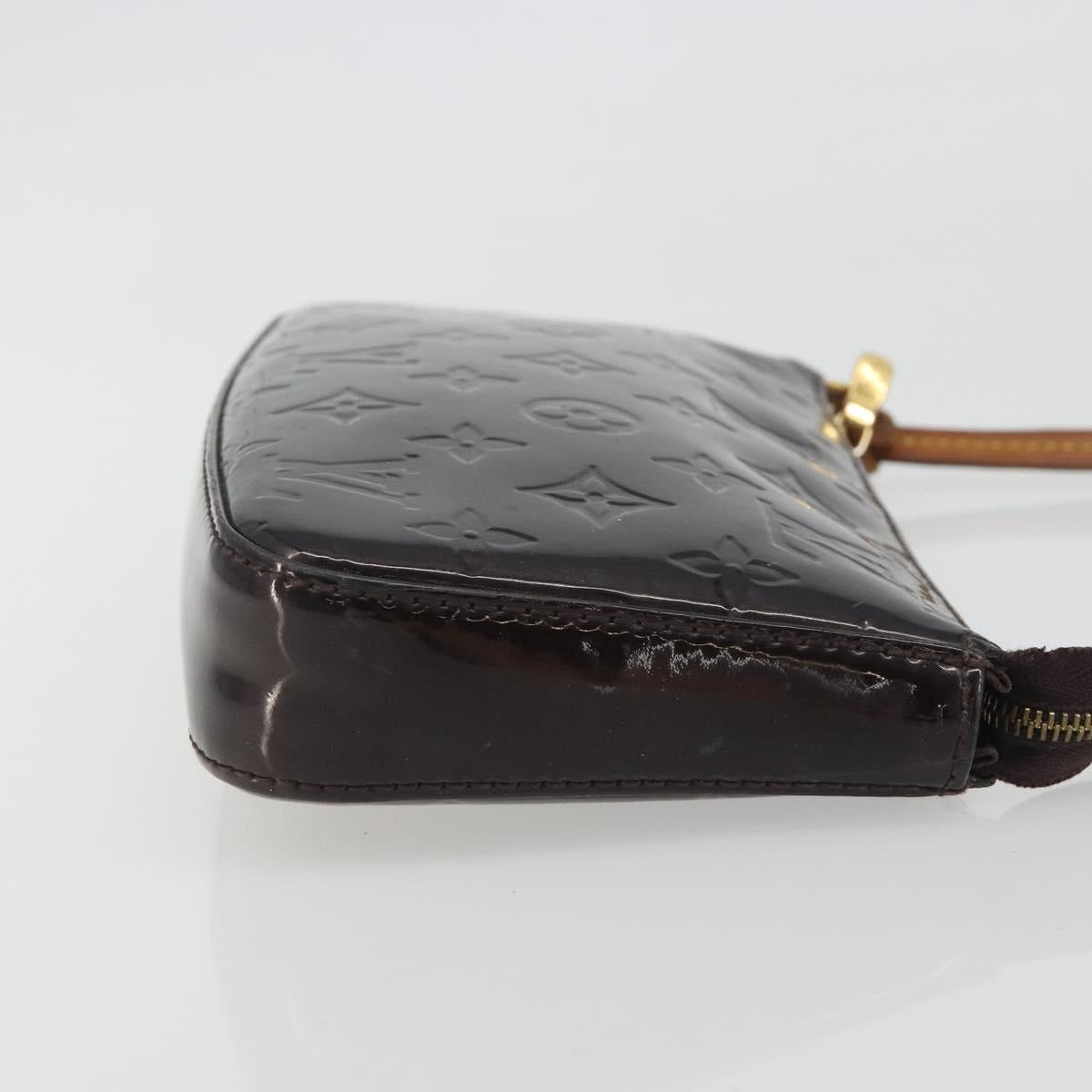 LOUIS VUITTON Monogram Vernis Pochette Pouch Amarante M91576 LV Auth 191524 - Jerrillo image 3