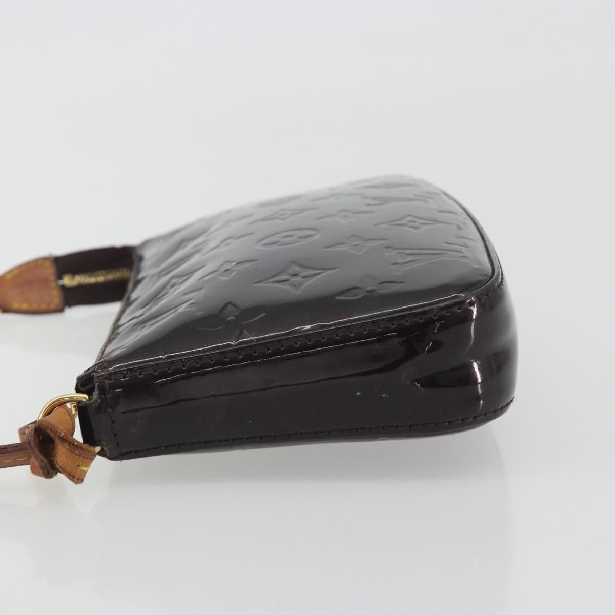 LOUIS VUITTON Monogram Vernis Pochette Pouch Amarante M91576 LV Auth 191524 - Jerrillo image 4