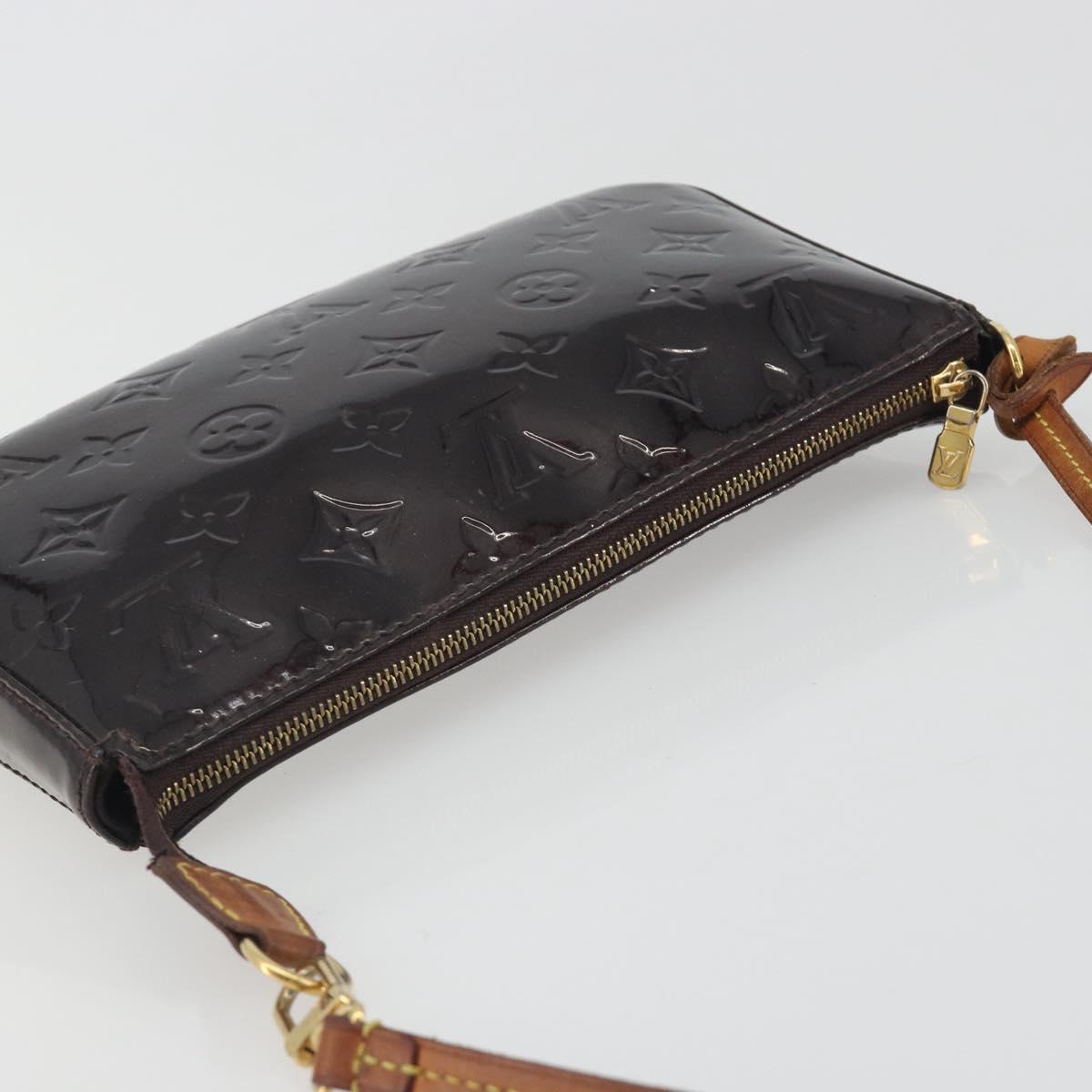 LOUIS VUITTON Monogram Vernis Pochette Pouch Amarante M91576 LV Auth 191524 - Jerrillo image 6