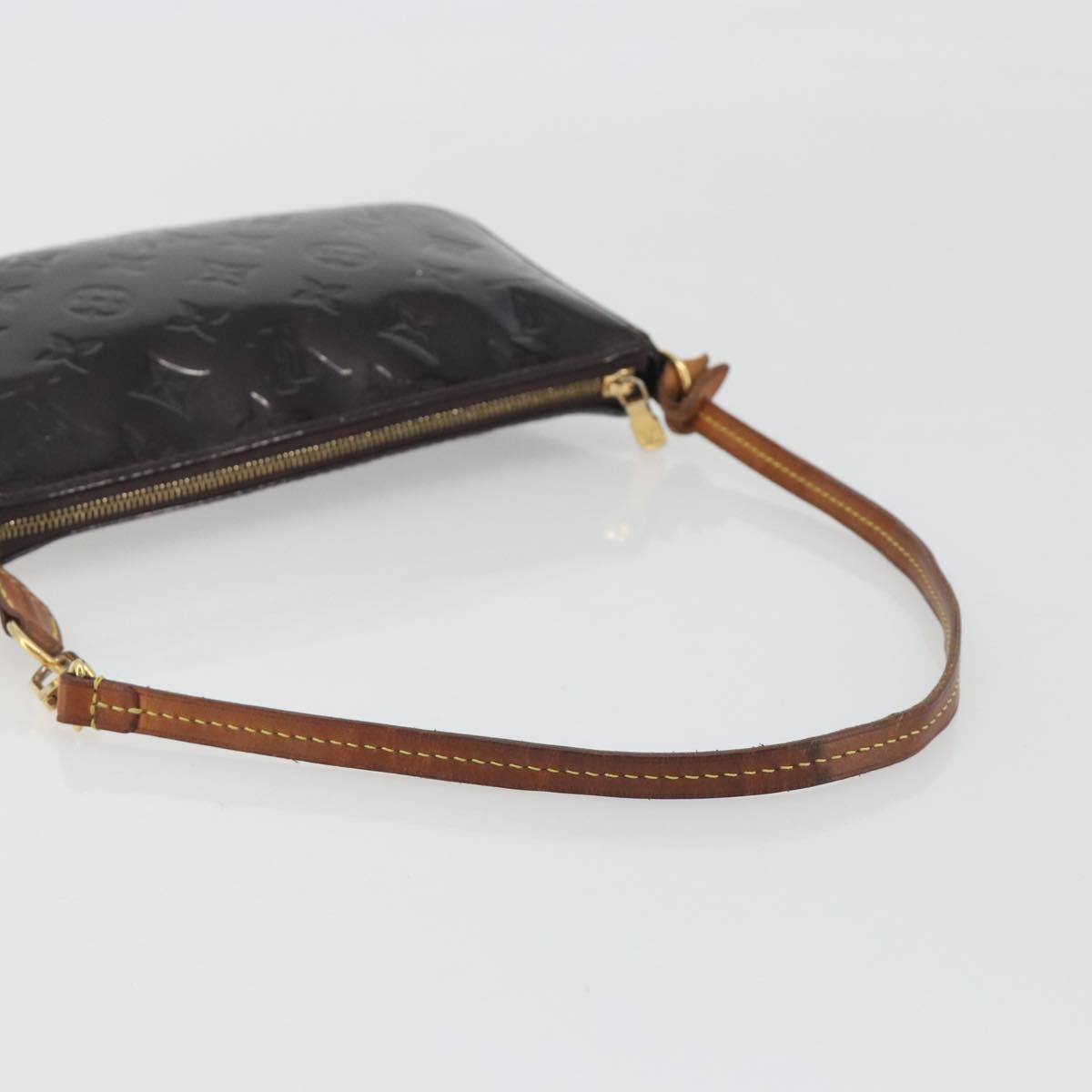 LOUIS VUITTON Monogram Vernis Pochette Pouch Amarante M91576 LV Auth 191524 - Jerrillo image 7