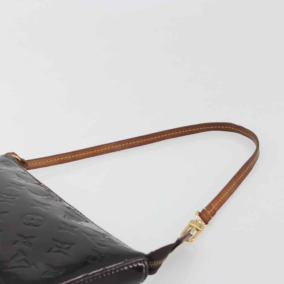LOUIS VUITTON Monogram Vernis Pochette Pouch Amarante M91576 LV Auth 191524 - Jerrillo image 8