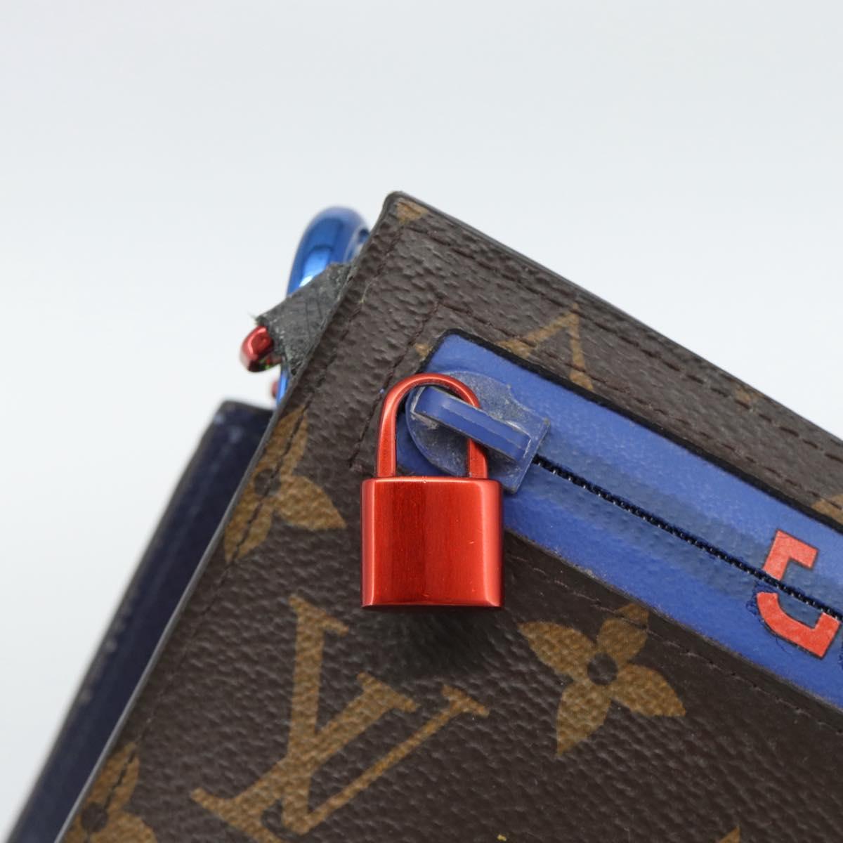 LOUIS VUITTON Monogram Ribbon Pouch M63045 LV Auth 191562 image 9