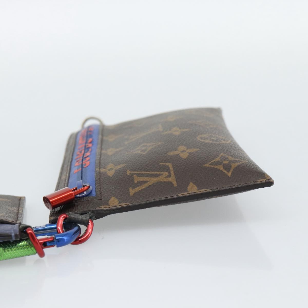 LOUIS VUITTON Monogram Ribbon Pouch M63045 LV Auth 191562 image 3