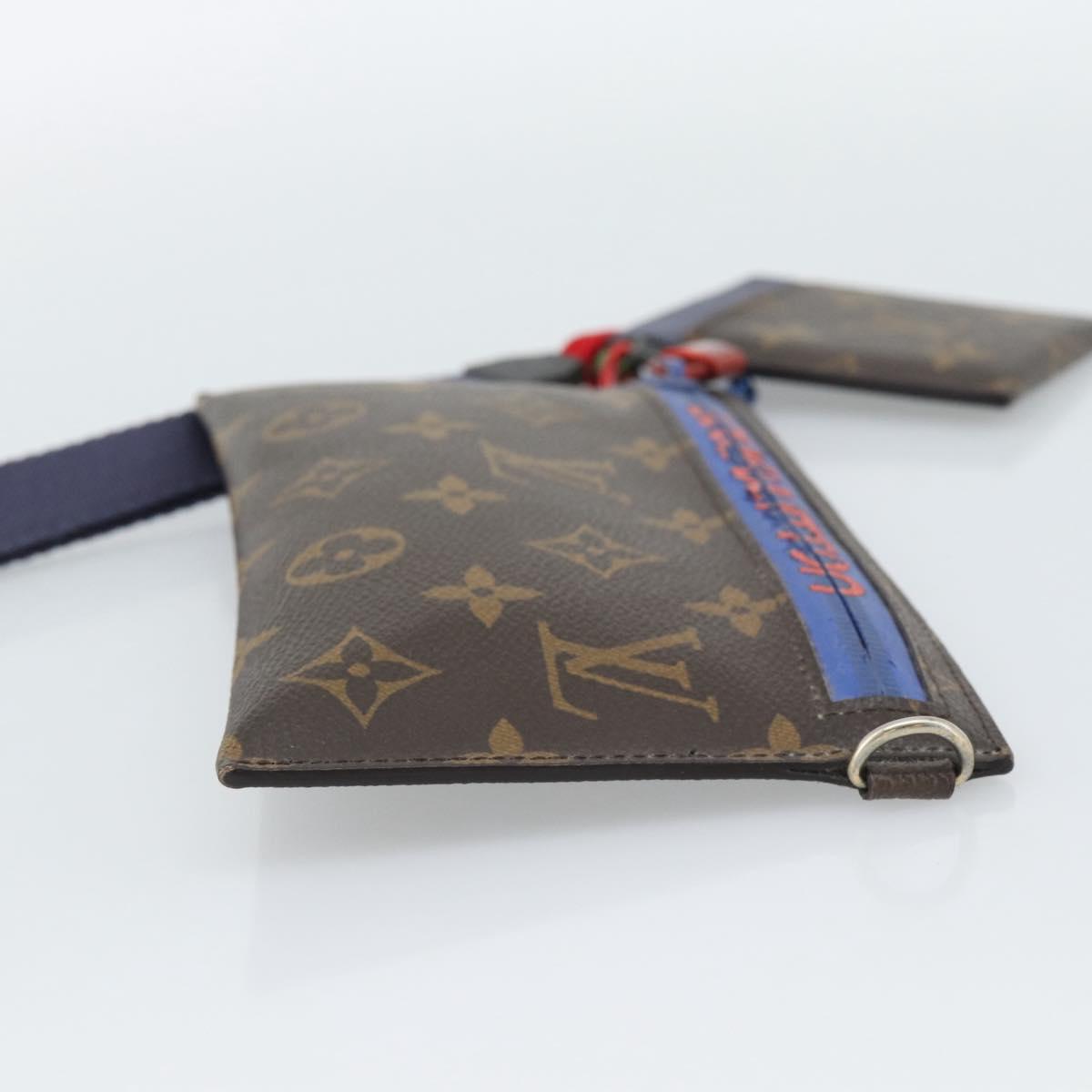 LOUIS VUITTON Monogram Ribbon Pouch M63045 LV Auth 191562 image 4