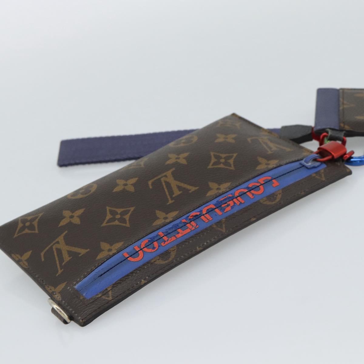 LOUIS VUITTON Monogram Ribbon Pouch M63045 LV Auth 191562 image 5