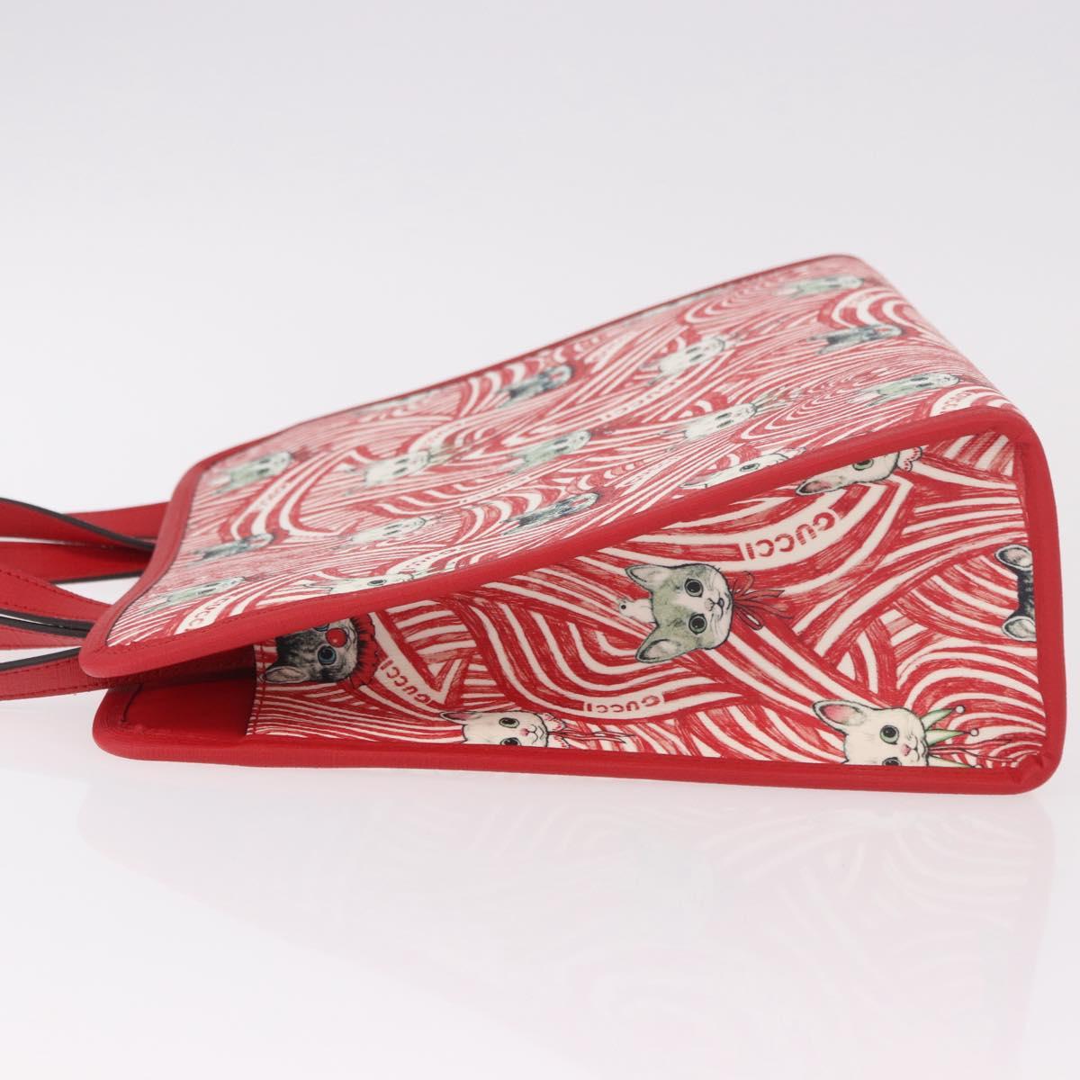 GUCCI Yuko Higuchi Hand Bag PVC 2way Red 630542 Auth 191602SM - Jerrillo image 4