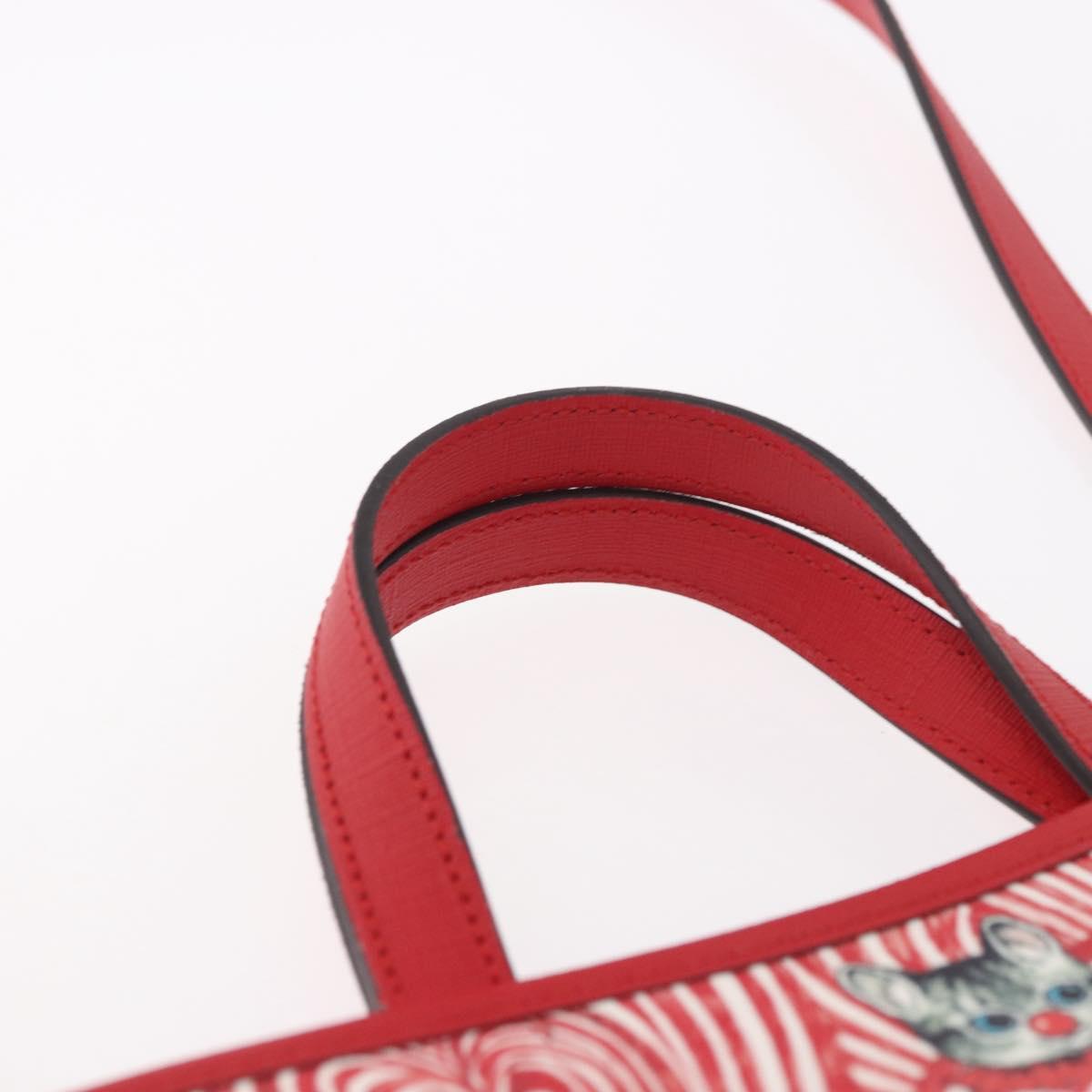 GUCCI Yuko Higuchi Hand Bag PVC 2way Red 630542 Auth 191602SM - Jerrillo image 8