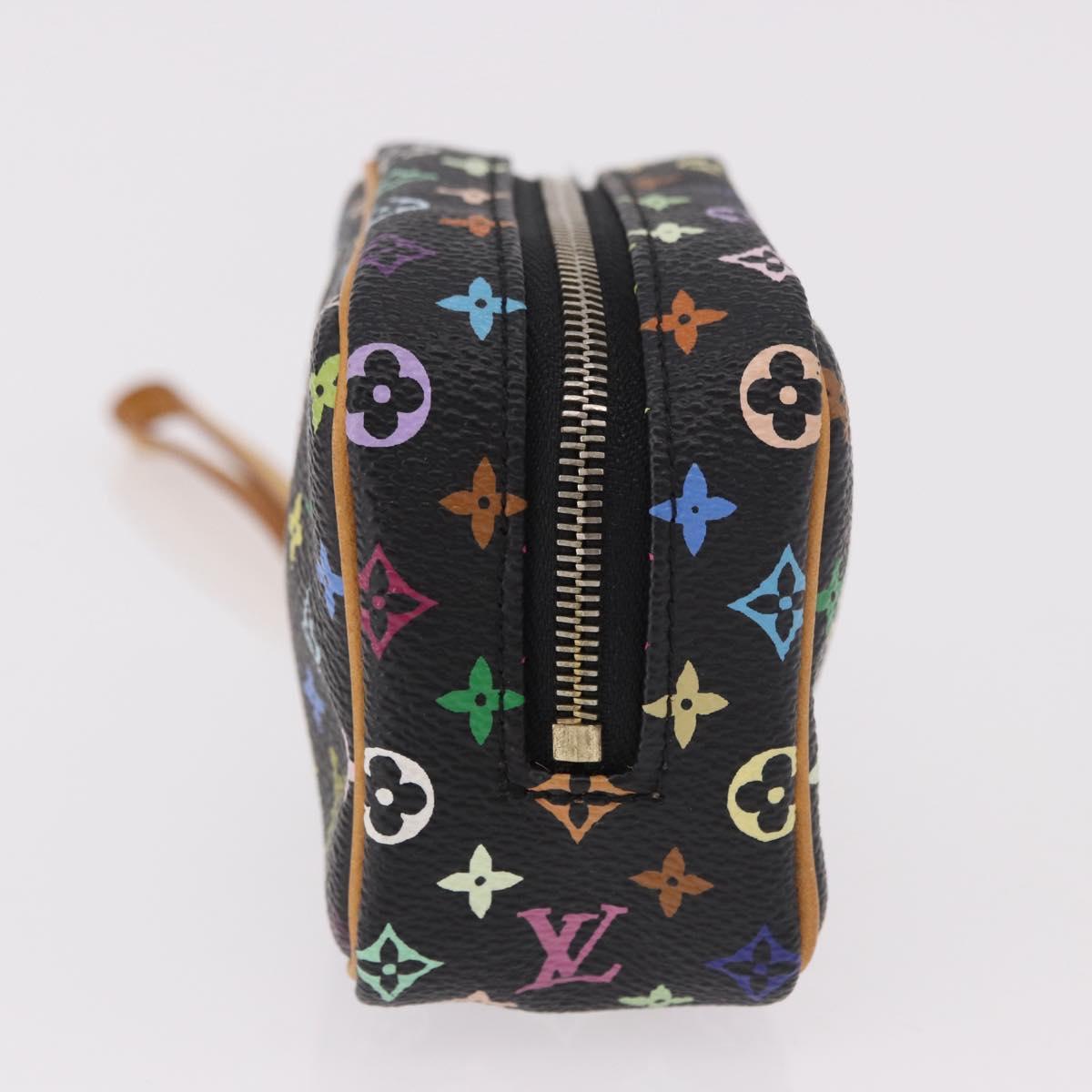 LOUIS VUITTON Monogram Multicolor Trousse Wapity Pouch Black M58034 Auth 191621V - Jerrillo image 3