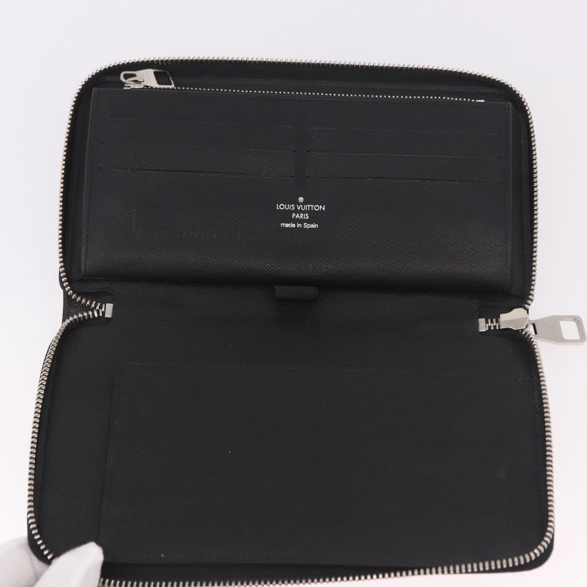 LOUIS VUITTON Damier Graphite Zippy Organizer Long Wallet N63002 LV Auth 191660 - Jerrillo image 9