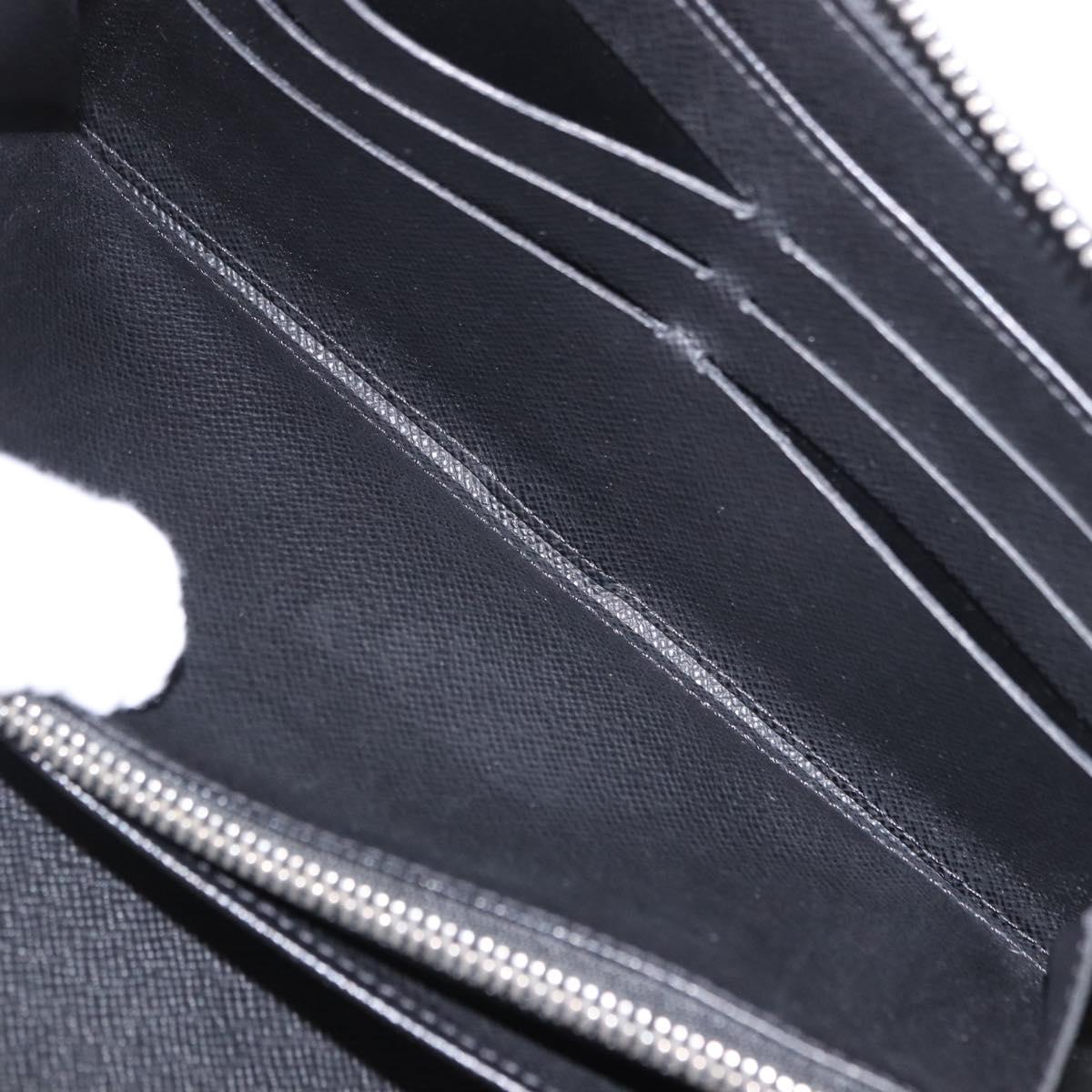 LOUIS VUITTON Damier Graphite Zippy Organizer Long Wallet N63002 LV Auth 191660 - Jerrillo image 10