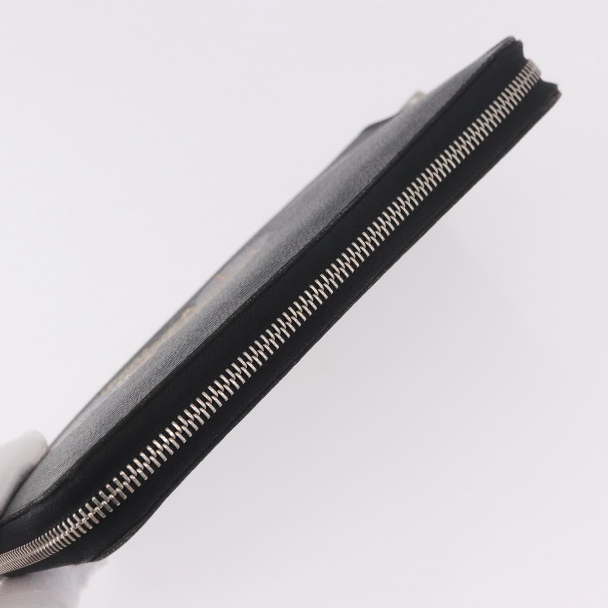 LOUIS VUITTON Damier Graphite Zippy Organizer Long Wallet N63002 LV Auth 191660 - Jerrillo image 5