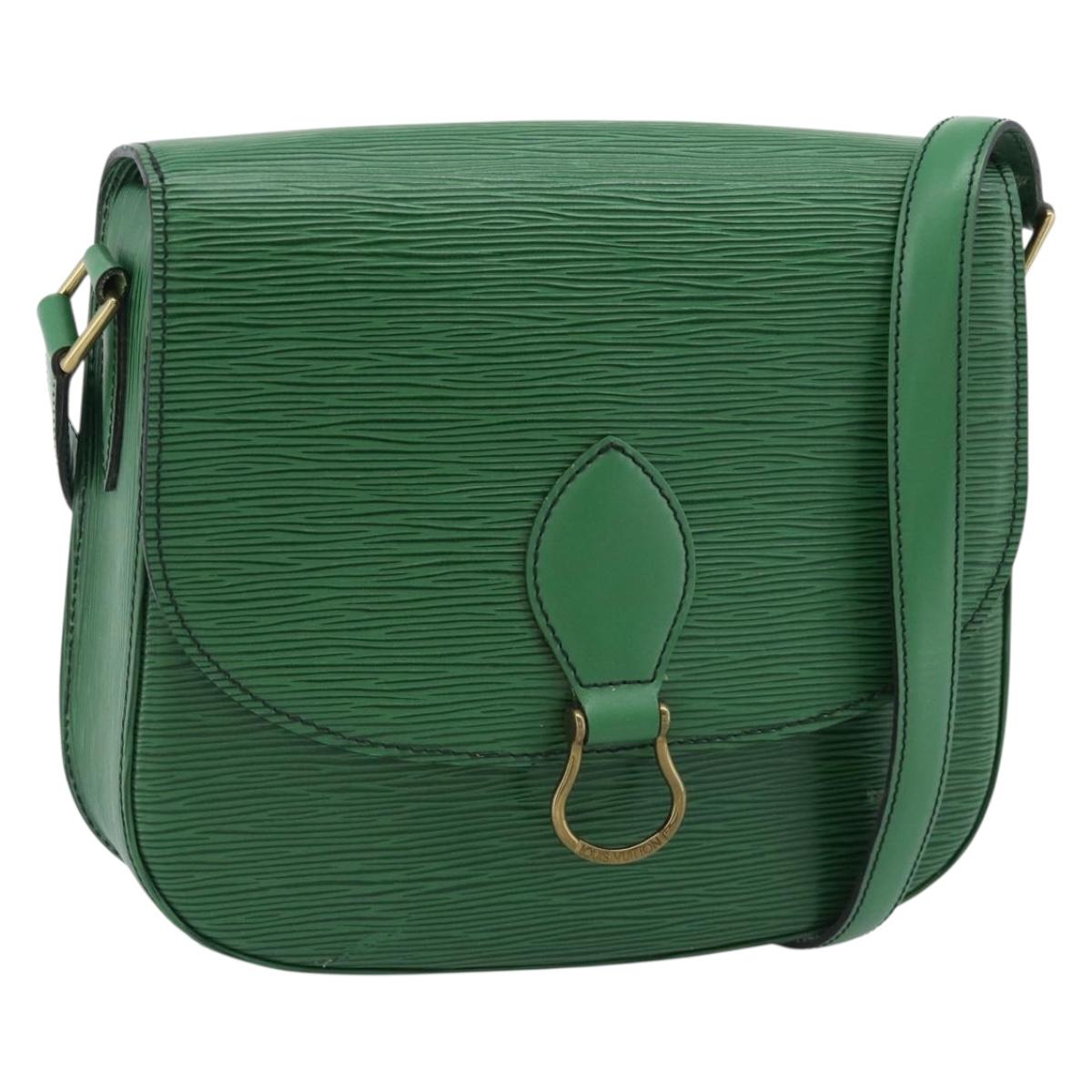 LOUIS VUITTON Epi Saint Cloud GM Shoulder Bag Green M52194 LV Auth 191689 - Jerrillo