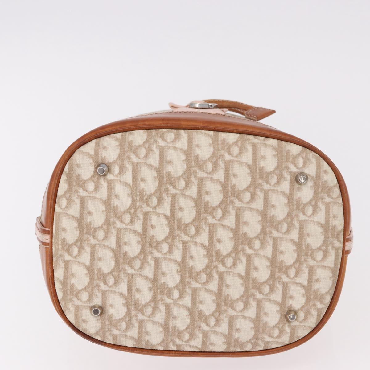 Christian Dior Romantic Chain Shoulder Bag PVC Beige Silver Auth 191704 - Jerrillo image 6